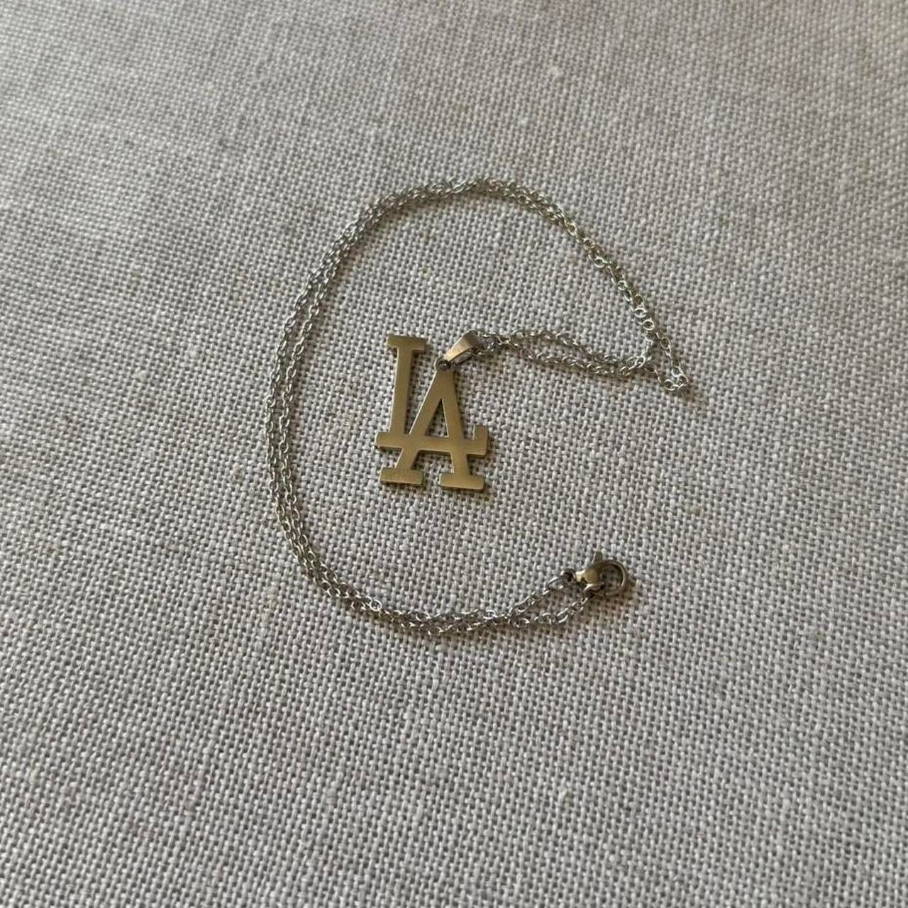 Other Y2k silver la dodgers mlb WMNS Size ONE SIZE - 2 Thumbnail