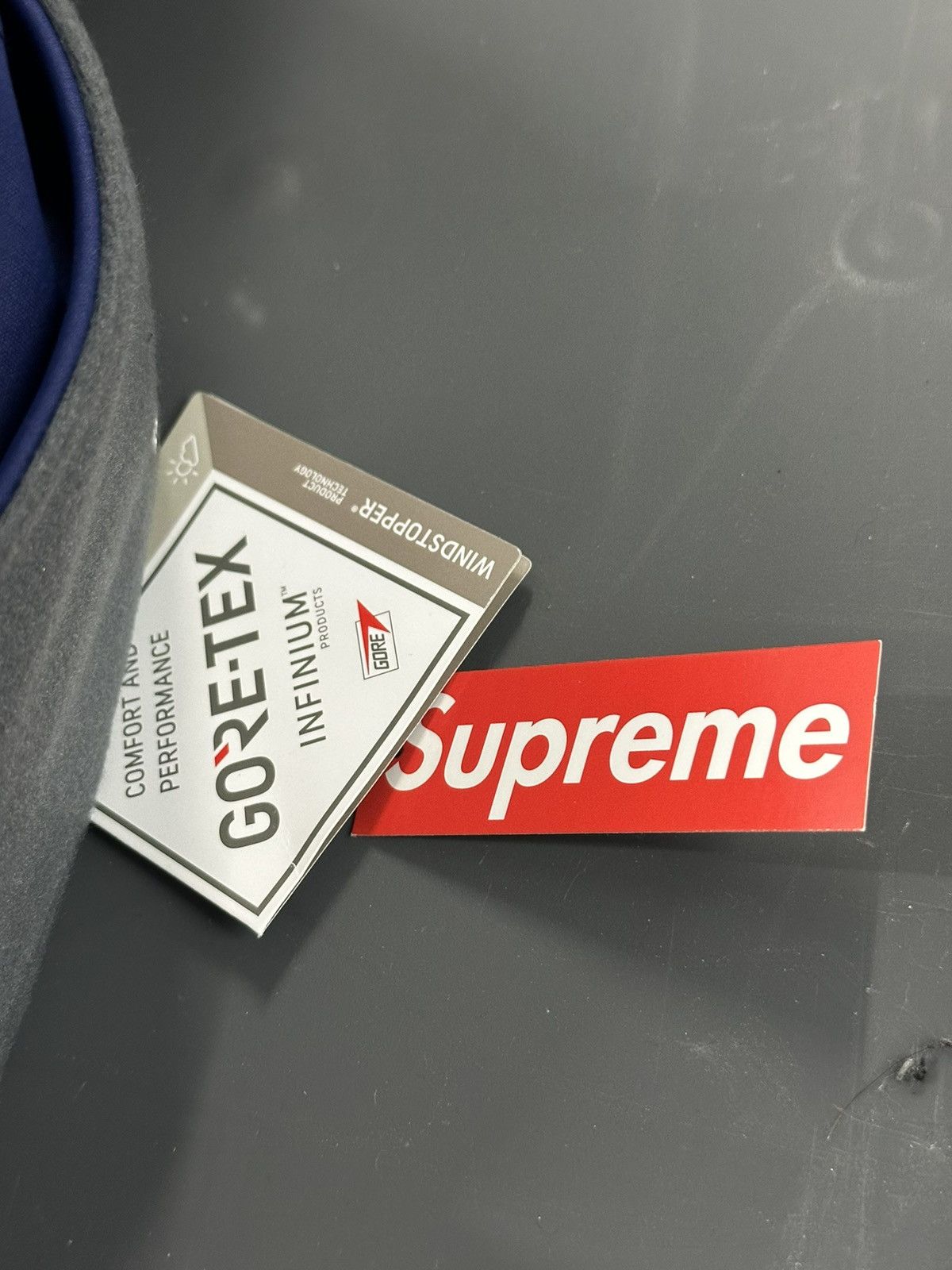 Goretex × New Era × Supreme Supreme Windstopper Earflap Box logo fitted Hat Size 7 3/4s Size 34 - 6 Thumbnail