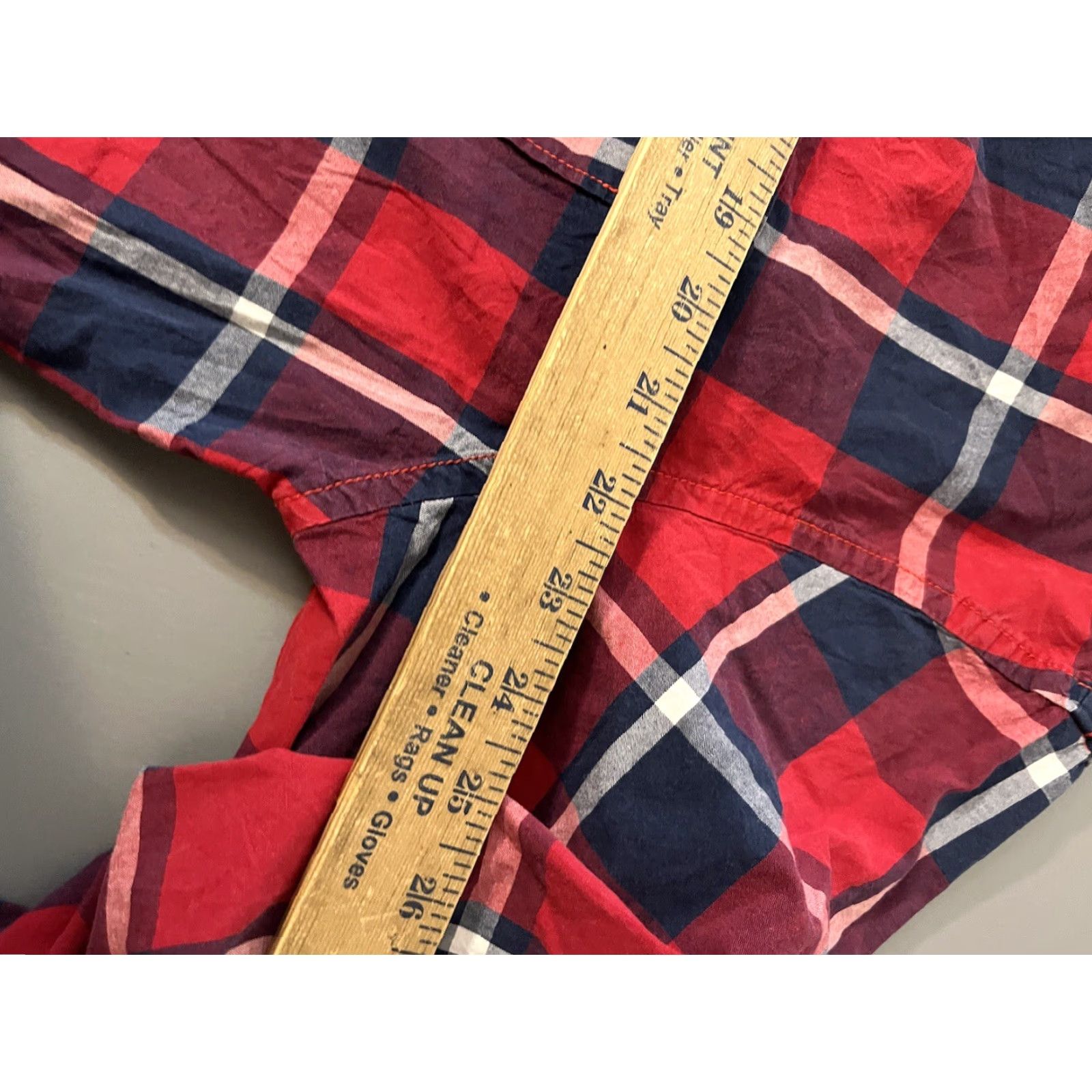 Vintage Aéropostale Button Up Shirt Adult XL Red Plaid Casual Long Sleeve Pocket Mens Size US XL / EU 56 / 4 - 5 Thumbnail