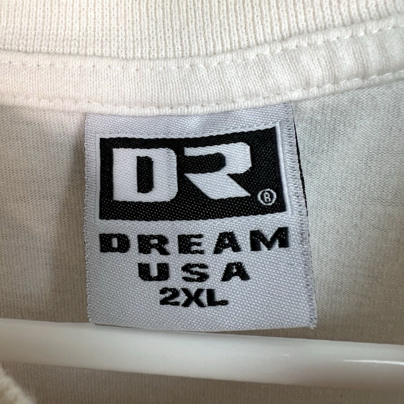 Vintage VINTAGE Dream USA Get That Paper Haters Say Cheese Graphic Tee Adult 2XL White 2000s Mens Size US XXL / EU 58 / 5 - 6 Thumbnail