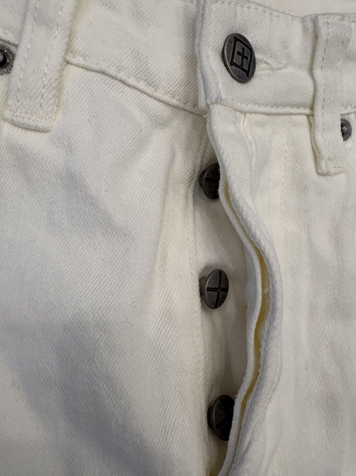 Ksubi NWT Ksubi Van Winkle Avalanche Trashed White Jeans Size 31 Size US 31 - 11 Thumbnail