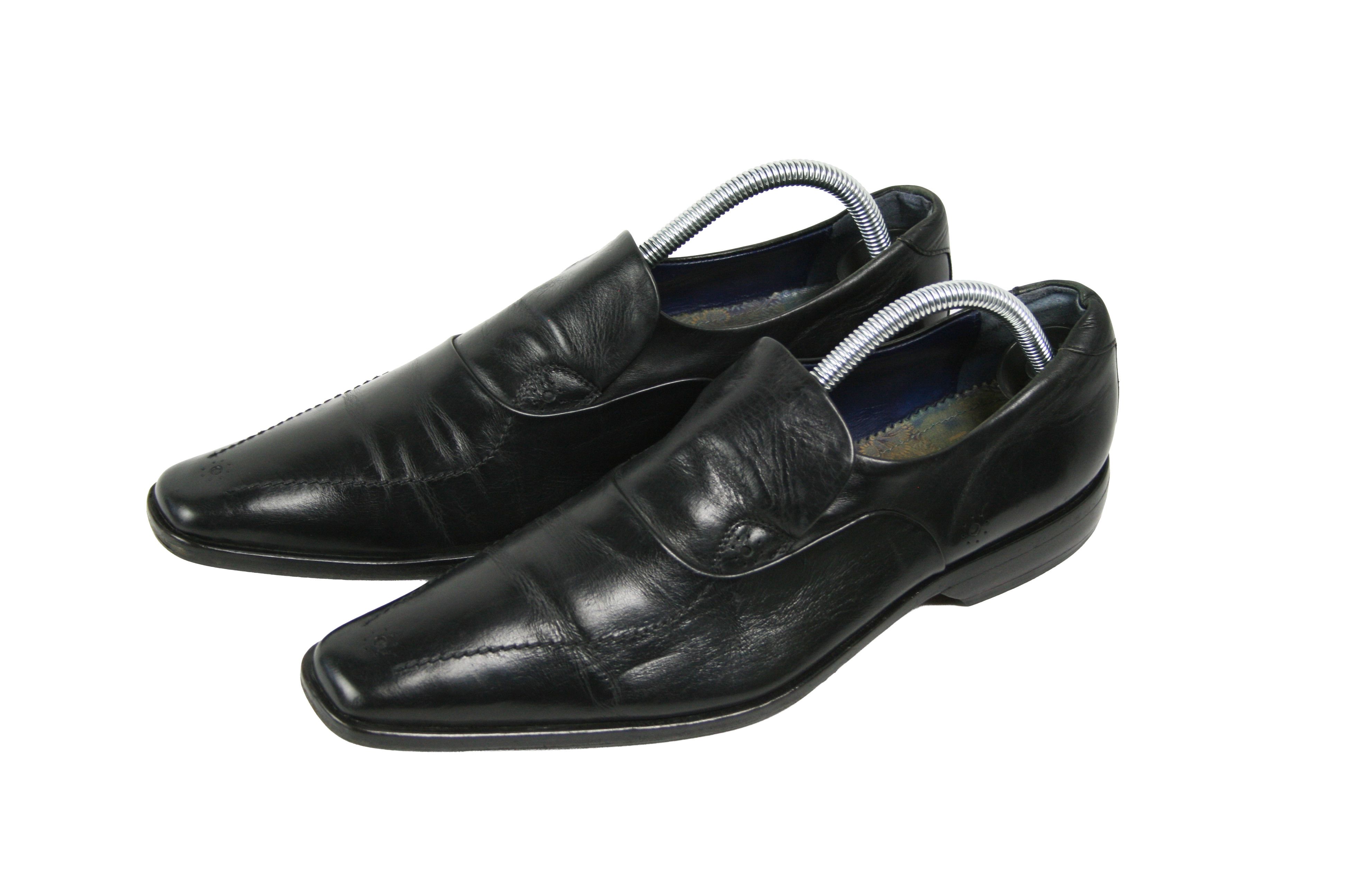 Kenzo 00S Avant Garde Y2K Chisel Toe Leather Loafers Shoes Vintage Size US 8 / EU 41 - 3 Thumbnail