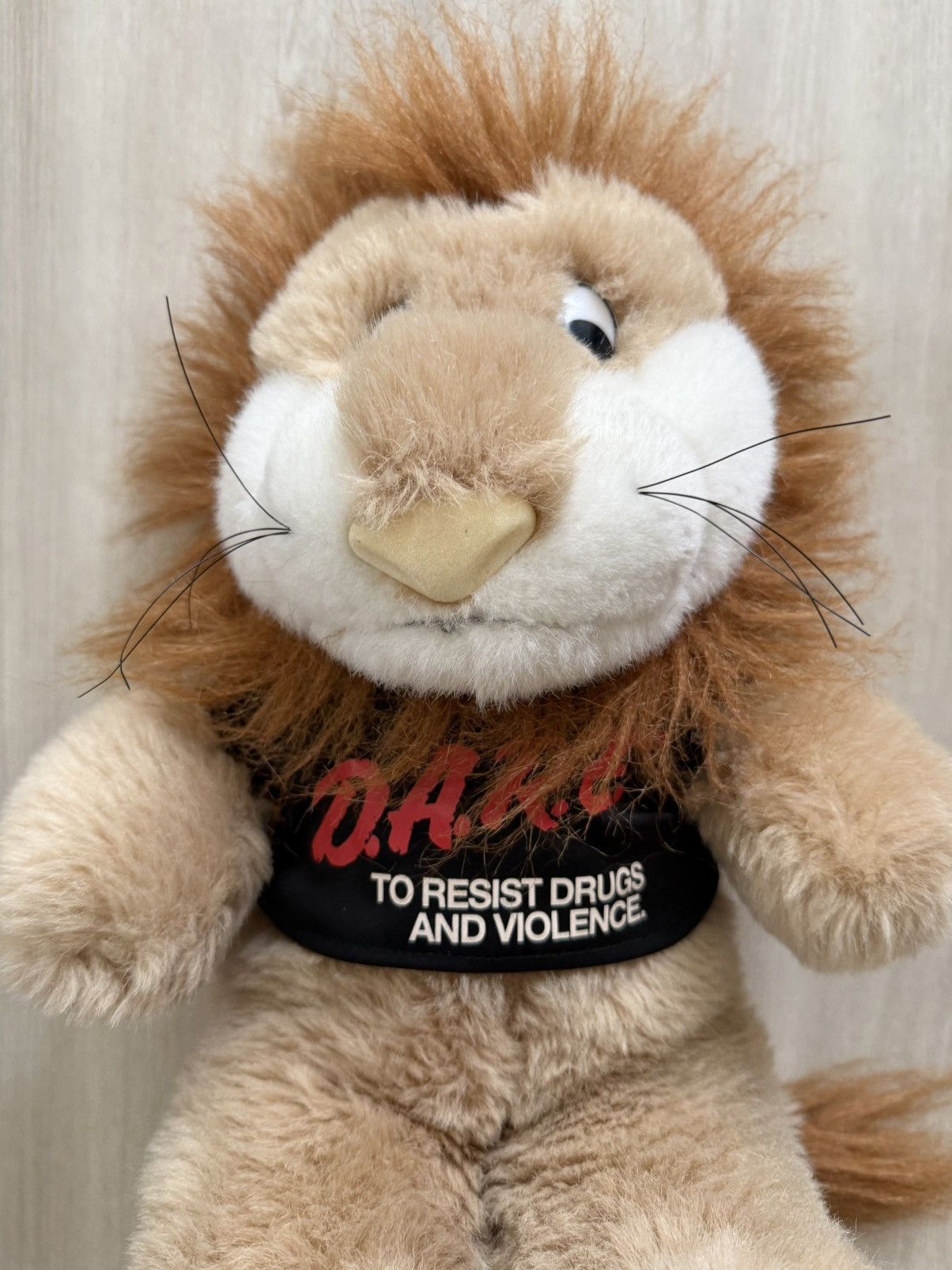 Vintage Vintage 90s DARE Mascot Daren The Lion Plush Size ONE SIZE - 2 Thumbnail
