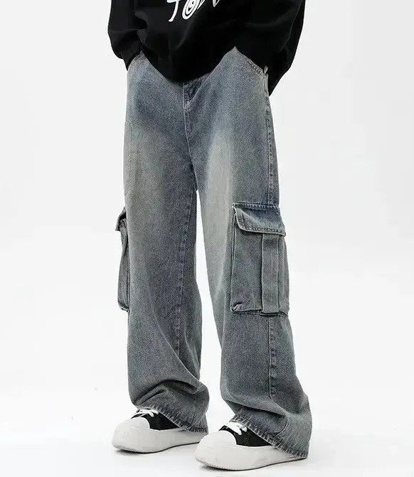 Japanese Brand Y2K Vintage Men Cargo Jeans Size US 32 / EU 48 - 3 Thumbnail