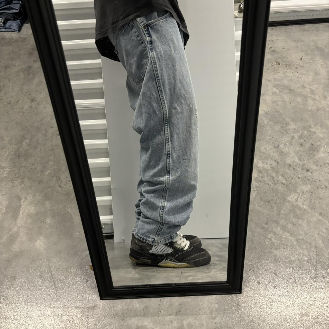 Japanese Brand × Vintage Crazy Vintage Y2K/2000s Grunge Light Wash Denim Jeans! Size US 36 / EU 52 - 2 Thumbnail
