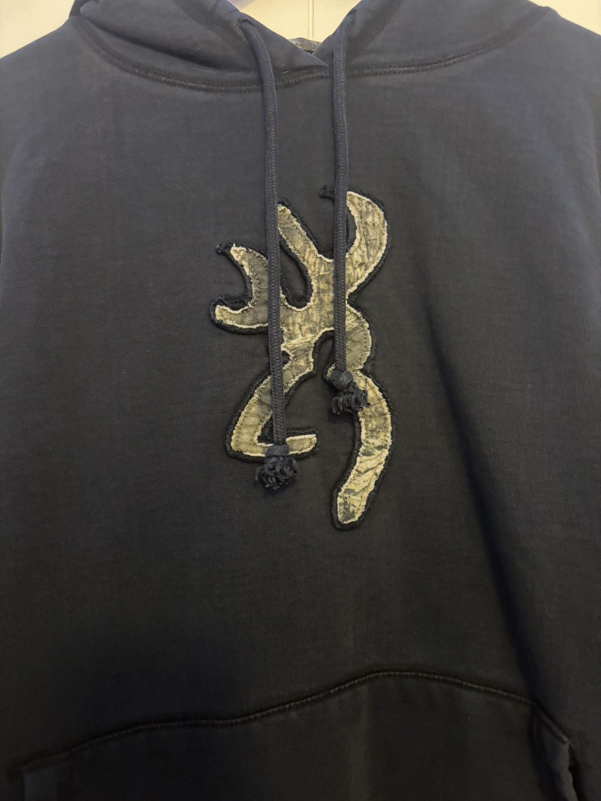 Vintage Browning black camo hoodie Size US L / EU 52-54 / 3 - 2 Thumbnail