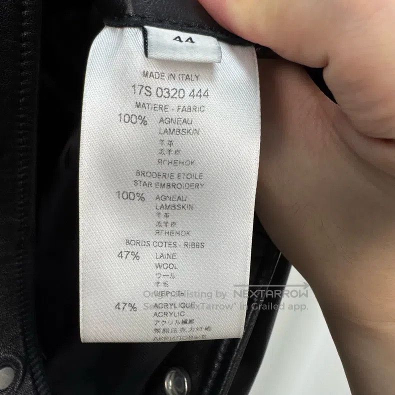 Givenchy Givenchy Five-Star Sheepskin Baseball Jacket (Size 44) Size US XS / EU 42 / 0 - 6 Thumbnail