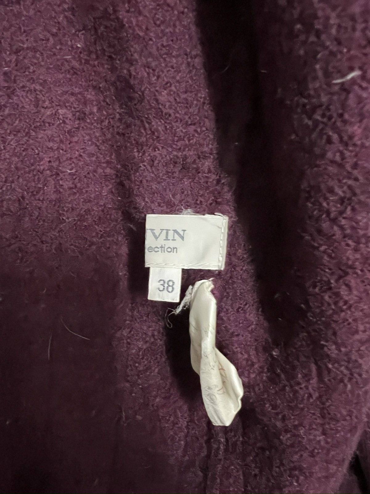 Lanvin 375. LANVIN wool sweatshirt with Zip Cardigan Size XS / US 0-2 / IT 36-38 - 7 Thumbnail