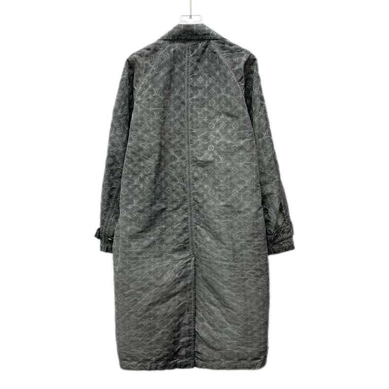 Louis Vuitton Louis Vuitton Grey logo embossed full print alpaca wool la Size XS / US 0-2 / IT 36-38 - 2 Thumbnail