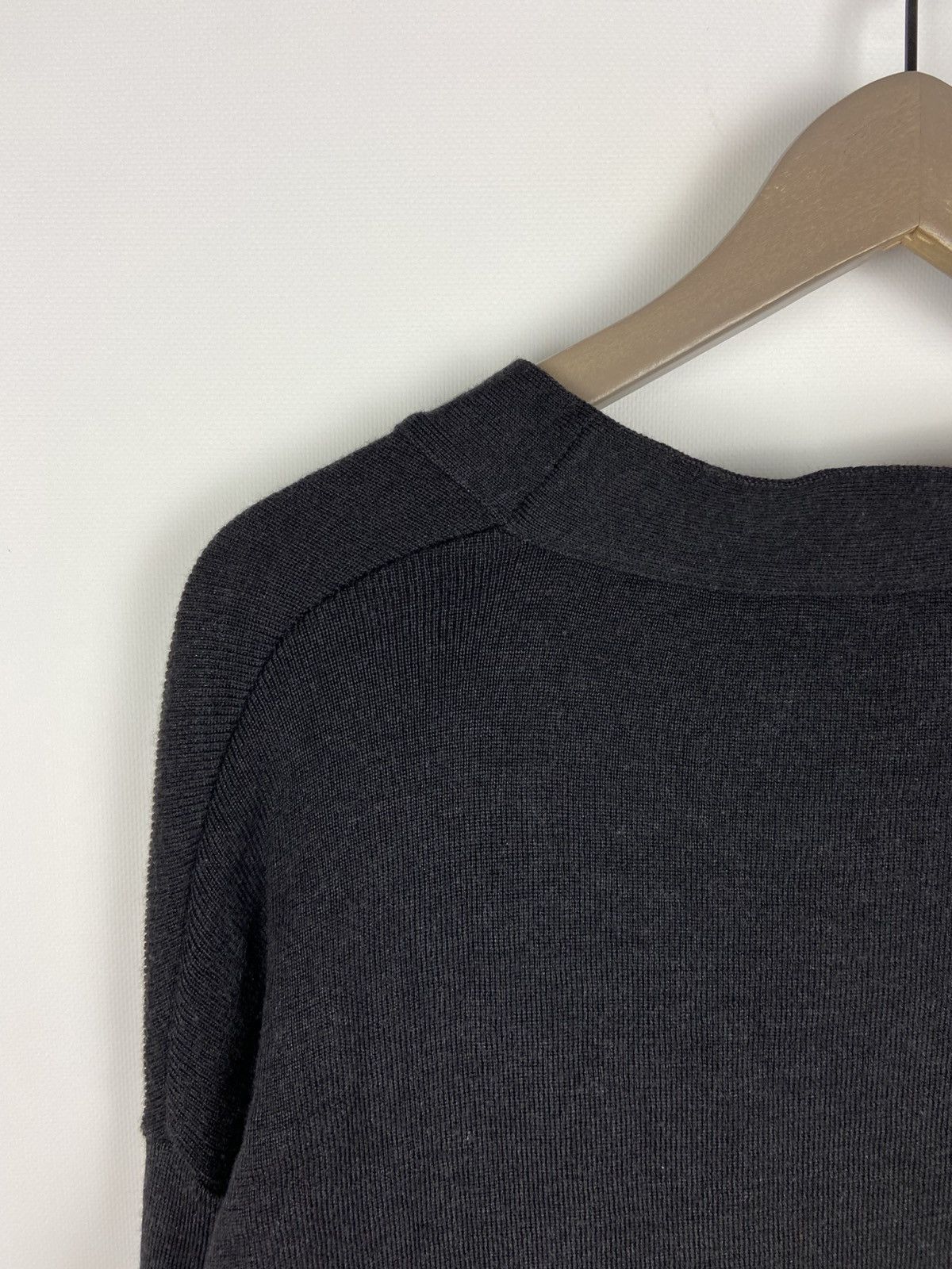 Annette Gortz Annette Gortz Wool/Silk Womens Black Zip Cardigan Sweater Size XS / US 0-2 / IT 36-38 - 14 Thumbnail
