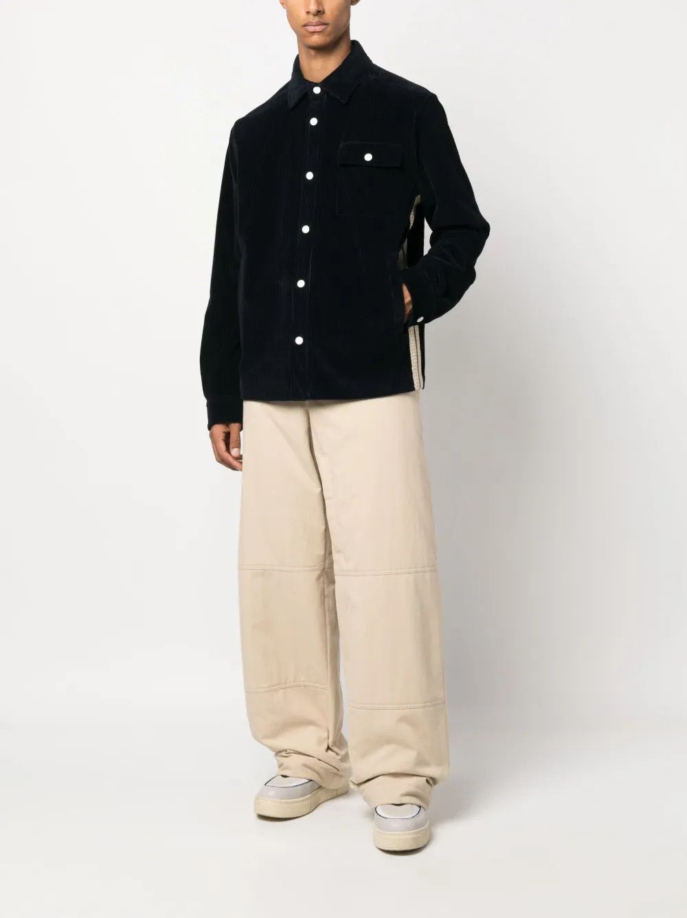 Palm Angels o1y0325 Solid Color Shirt in Black Size US S / EU 44-46 / 1 - 5 Thumbnail