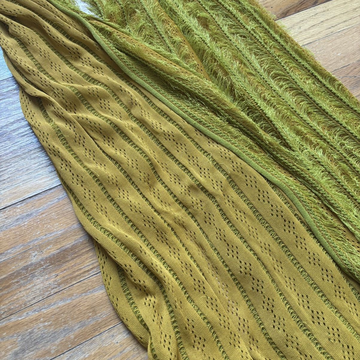 Dior FW1999 Viscose Grass Scarf Size ONE SIZE - 3 Thumbnail