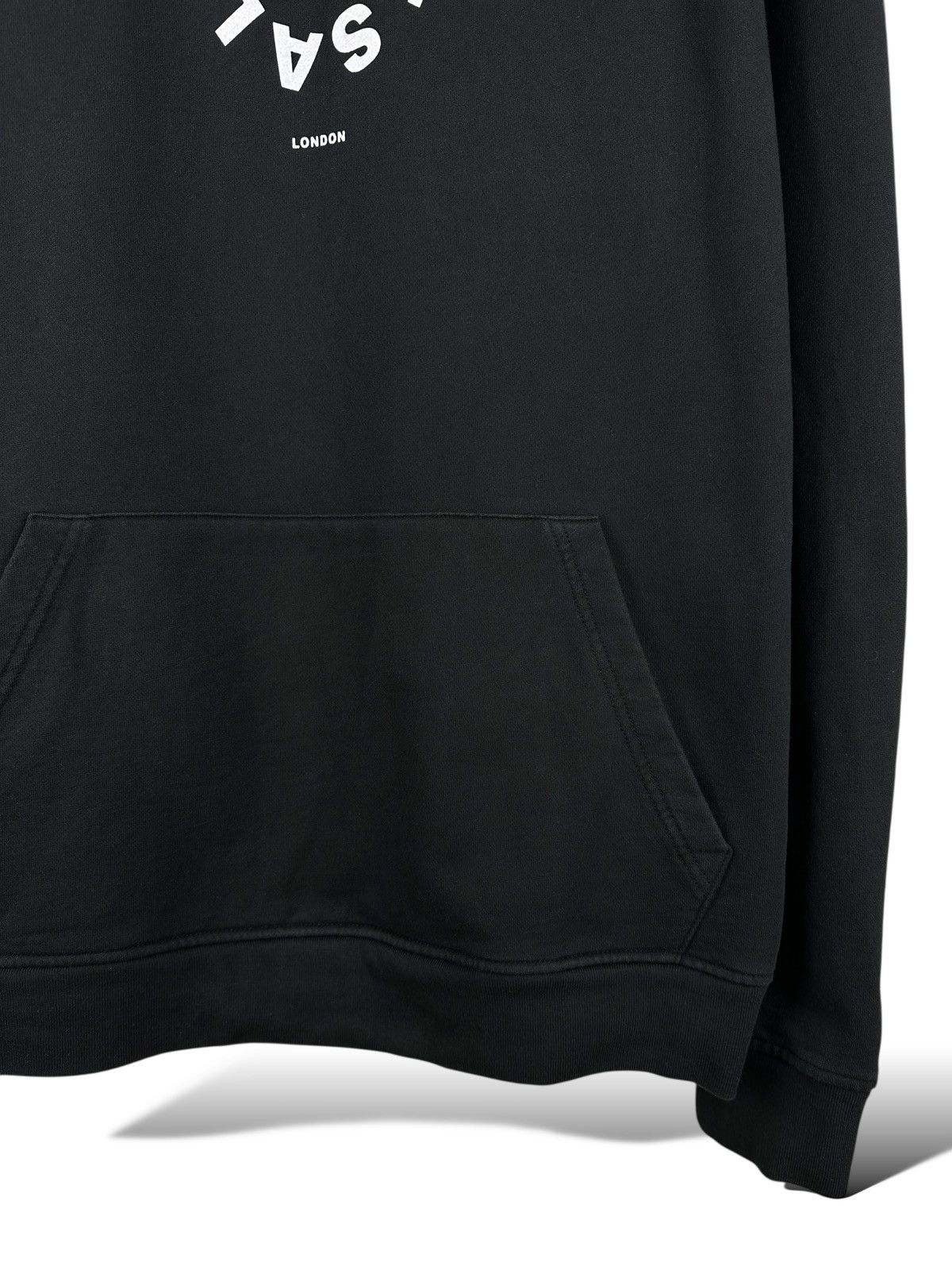 Allsaints AllSaints Tierra Oth Oversized Mens Hoodie Black Circle Logo Size US XS / EU 42 / 0 - 12 Thumbnail