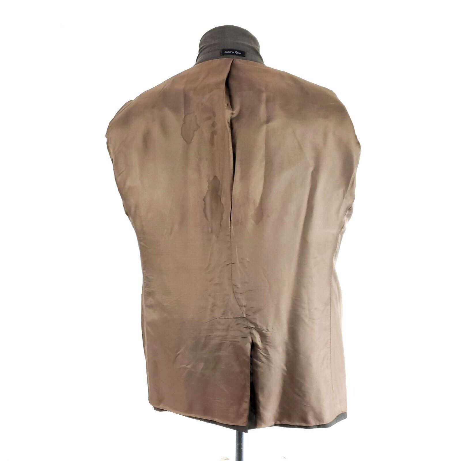 Savile Row Savile Row Alexandre London Wool 2 Button Blazer 44R Beige B Size 44R - 10 Thumbnail