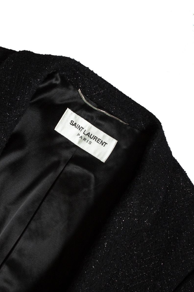 Saint Laurent Paris Saint Laurent, Wool coat with lurex 2018 Size US L / EU 52-54 / 3 - 5 Thumbnail