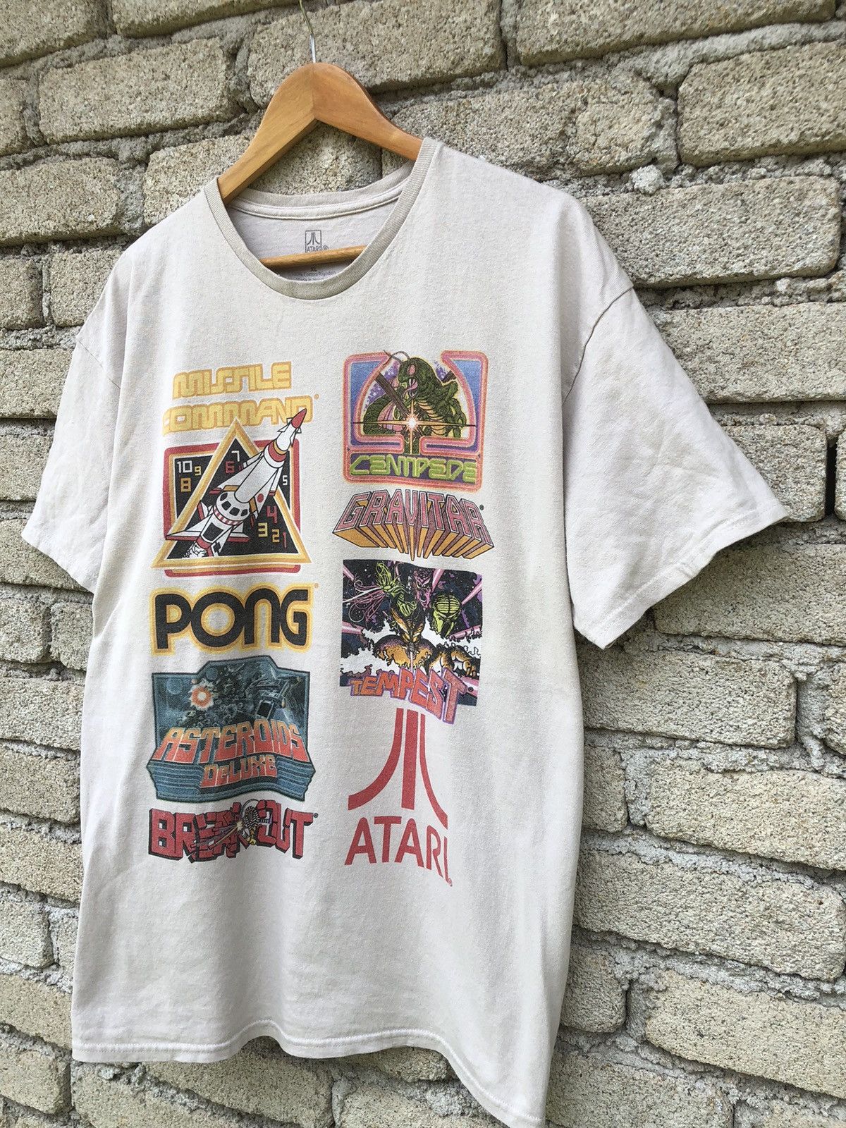 Japanese Brand × Playstation × Vintage Vintage Y2K ATARI Arcade Games Graphic Tshirt Size US XL / EU 56 / 4 - 2 Thumbnail