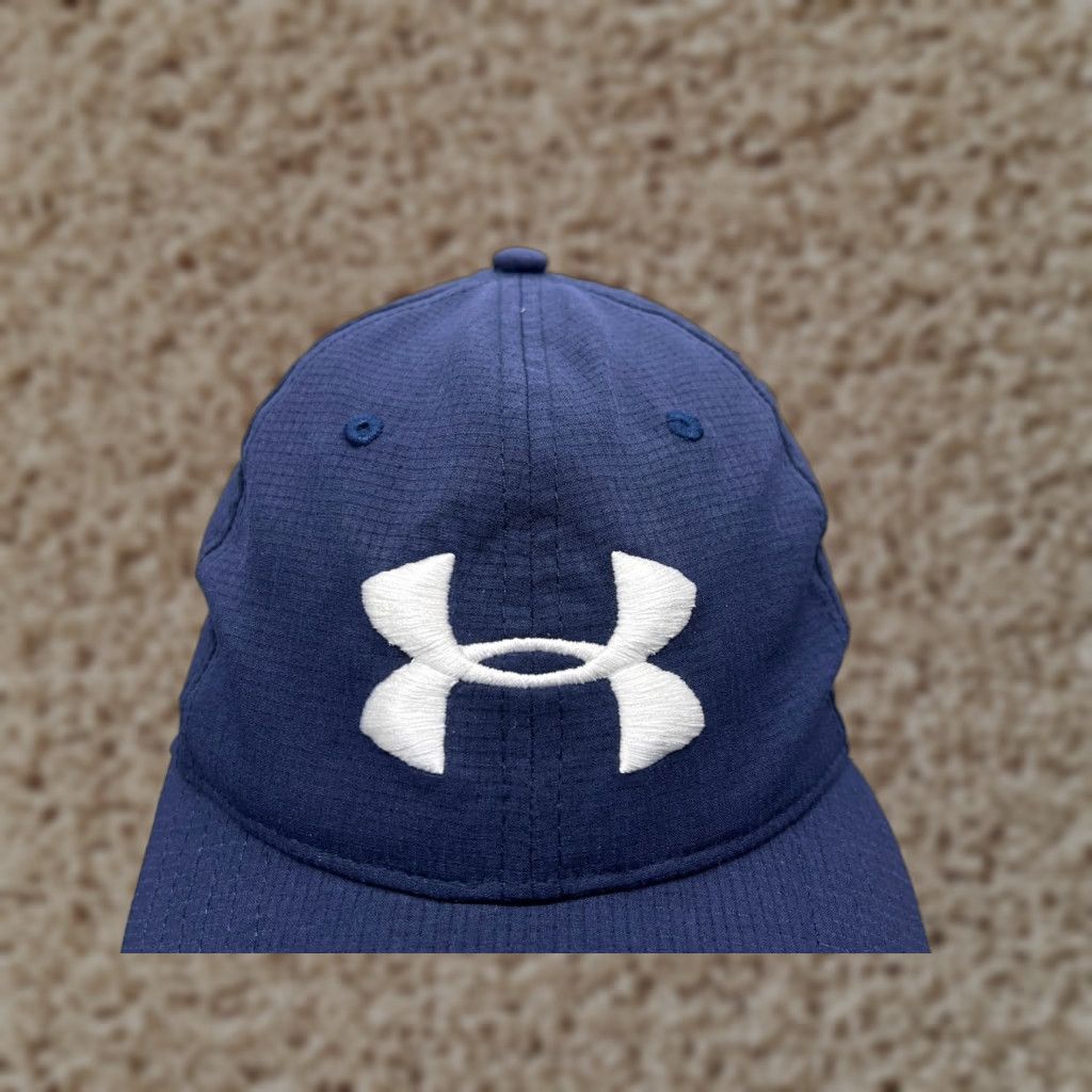 Under Armour Under Armour Golf Hat Cap Strap Back Adult One Size Blue 100% Polyester Baseball Cap Unisex Adults Adjustable Lightweight Outdoor Sports Hat/CAP Size ONE SIZE - 1 Thumbnail
