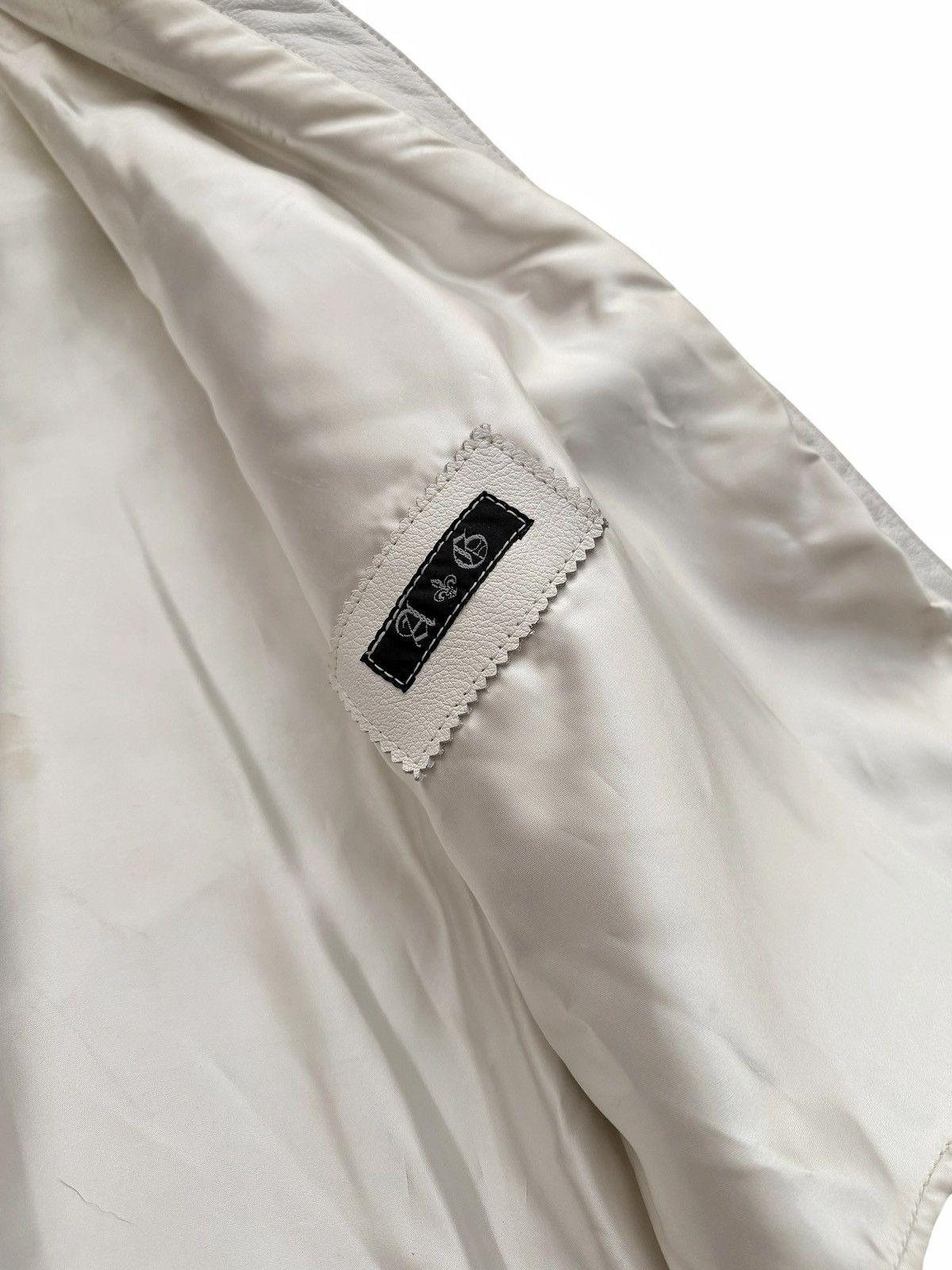 A&G Rock Sample White Leather Western Shirt Jacket Size US S / EU 44-46 / 1 - 7 Thumbnail