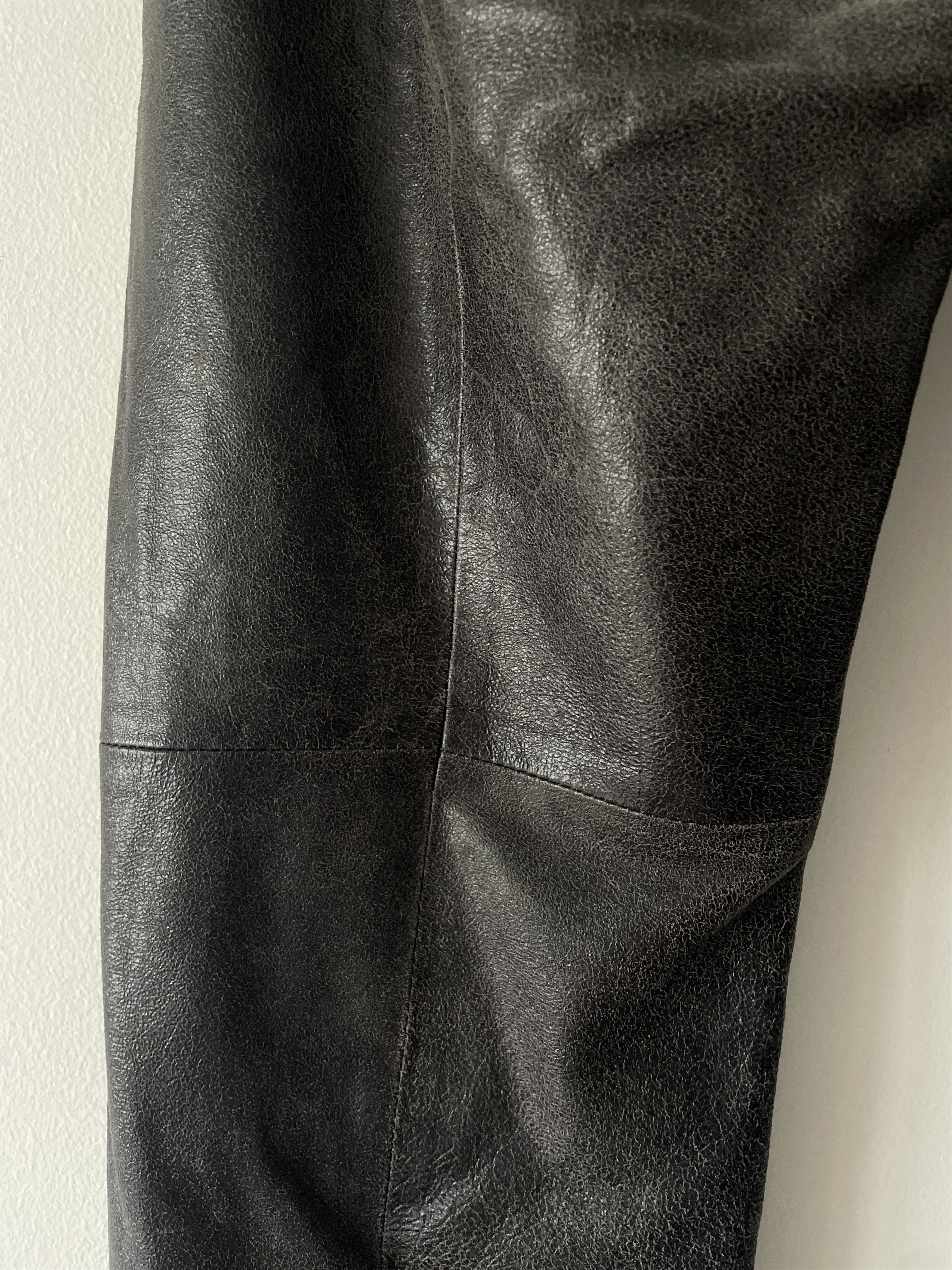 Jean Paul Gaultier Archive lamb leather JPG pants Size 32" / US 10 / IT 46 - 10 Thumbnail