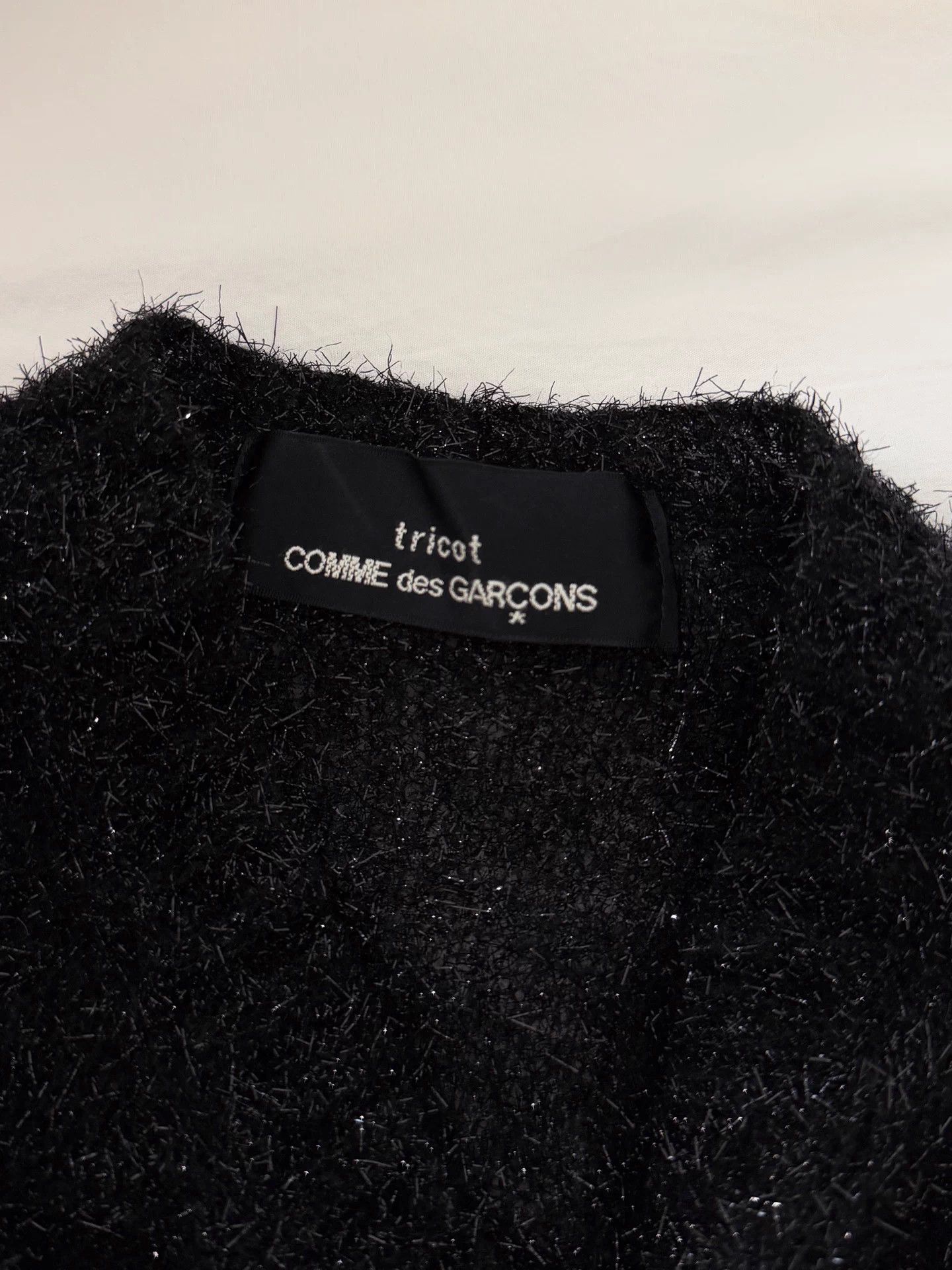Comme des Garcons Comme des Garçons 1999 AW Shimmer Tricot Knit Top Striped Wool Size XS / US 0-2 / IT 36-38 - 8 Thumbnail