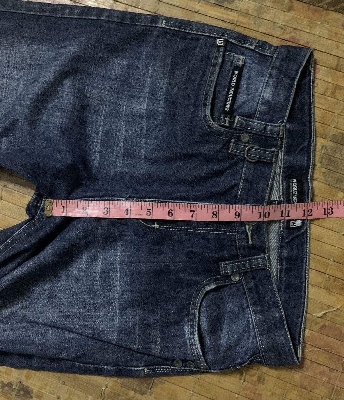 Hook-Ups World Industries Orignal Skateboarding Company Denim Pants Size US 28 / EU 44 - 23 Thumbnail