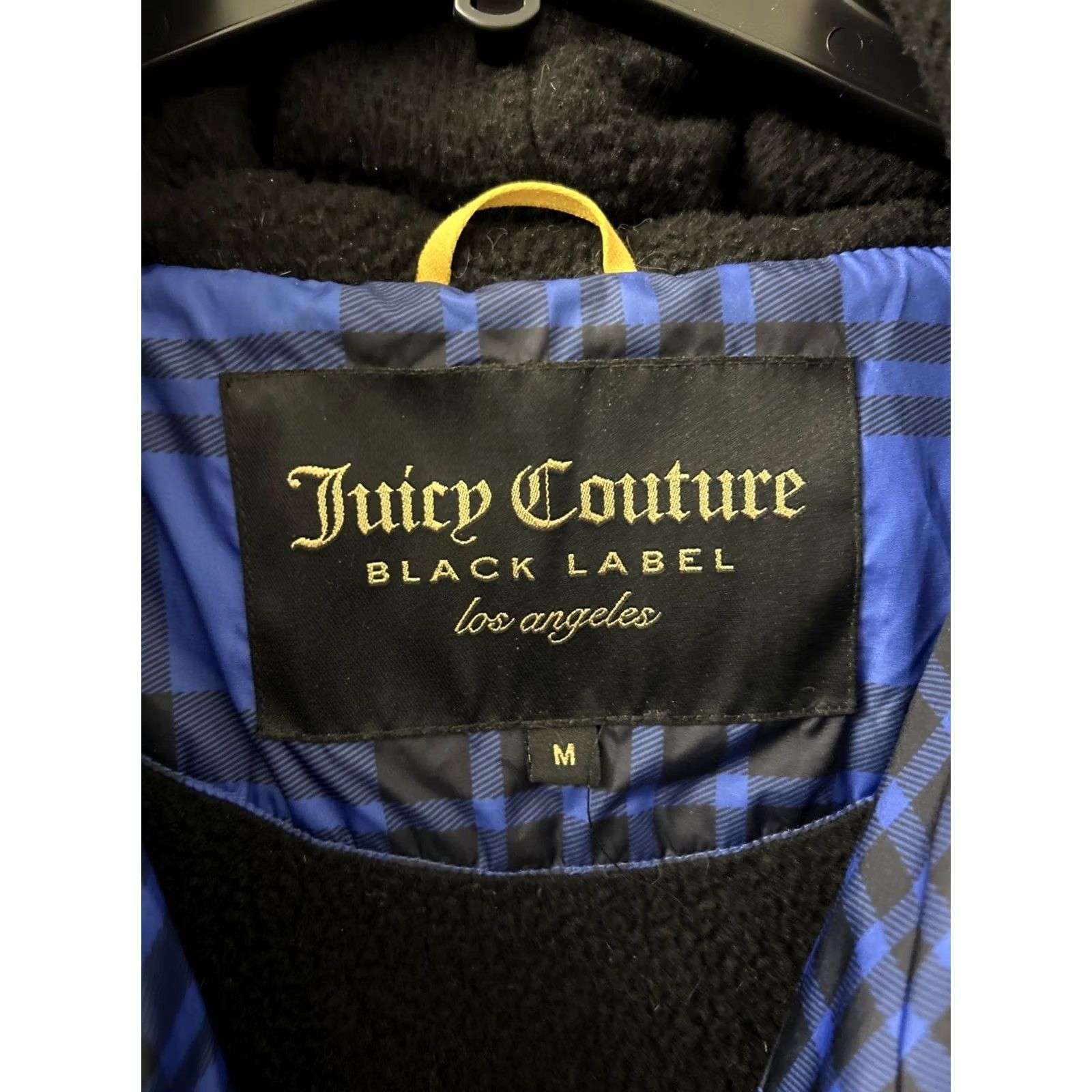 Juicy Couture Juicy Couture Black Label Jacket Puffer Hooded Full Zip Coat Womens M Blue Plaid Winter Casual Mens Womens Girls Boys Size M / US 6-8 / IT 42-44 - 7 Thumbnail