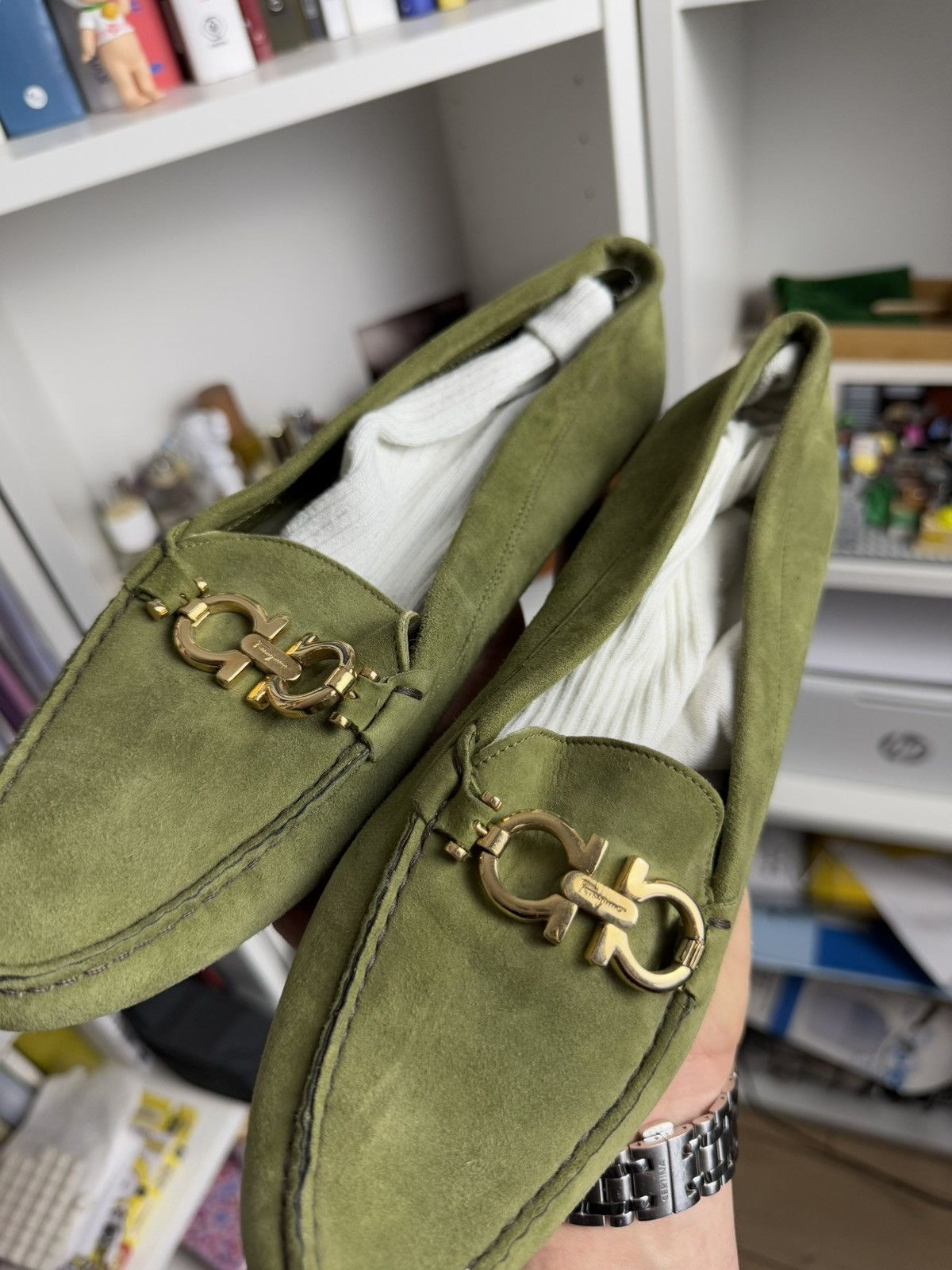 Designer × Salvatore Ferragamo Salvatore Ferragamo loafers flats shoes US8 designer luxury Size US 8 / IT 38 - 4 Thumbnail
