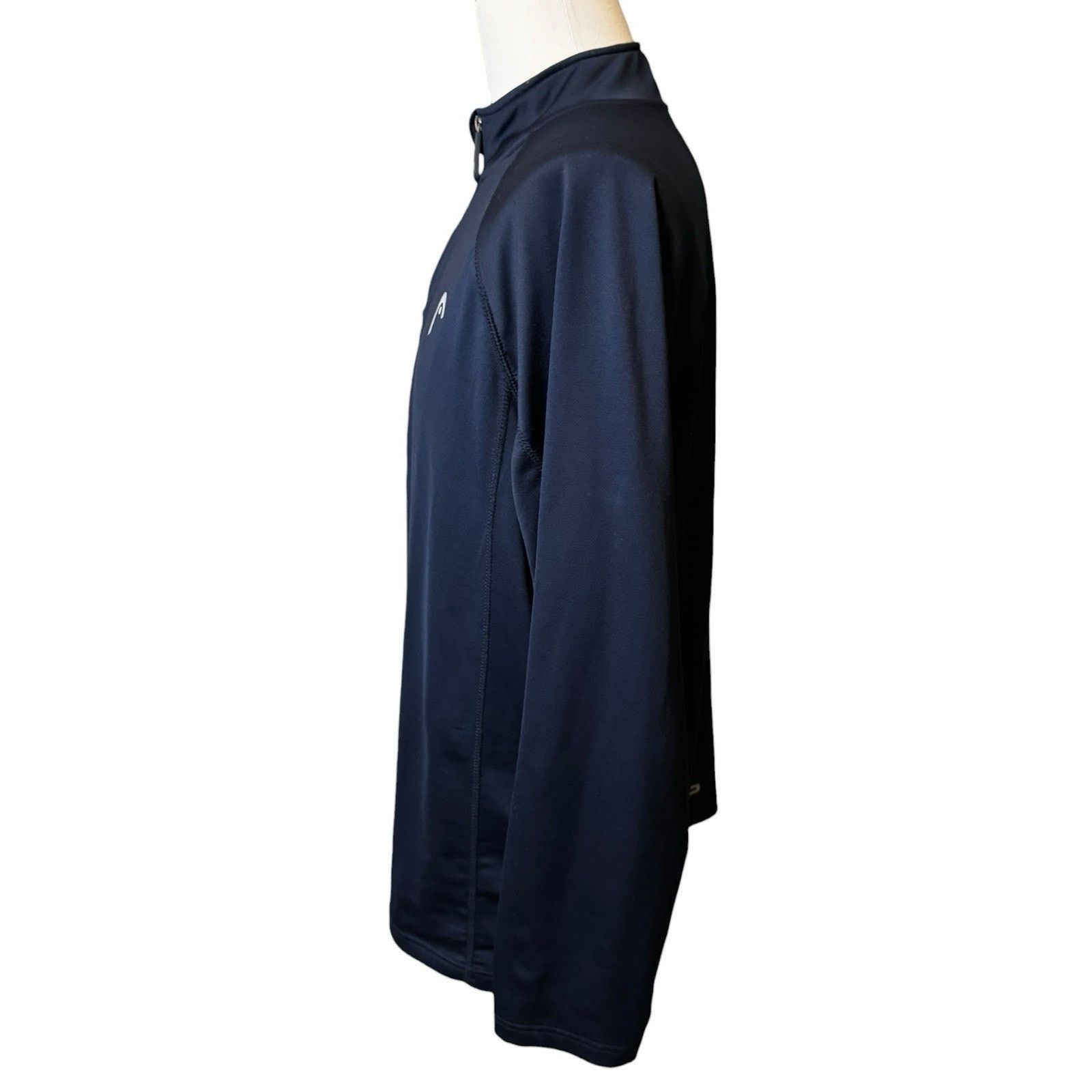 Other Head Tennis Navy Blue Quarter Zip Long Sleeve Pullover Size US L / EU 52-54 / 3 - 3 Thumbnail