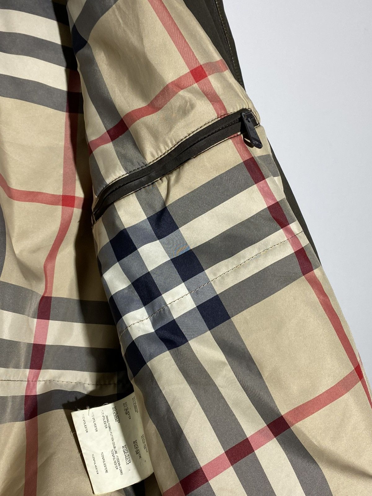 Burberry Burberry London Brown Nylon Men’s Jacket Size US M / EU 48-50 / 2 - 15 Thumbnail