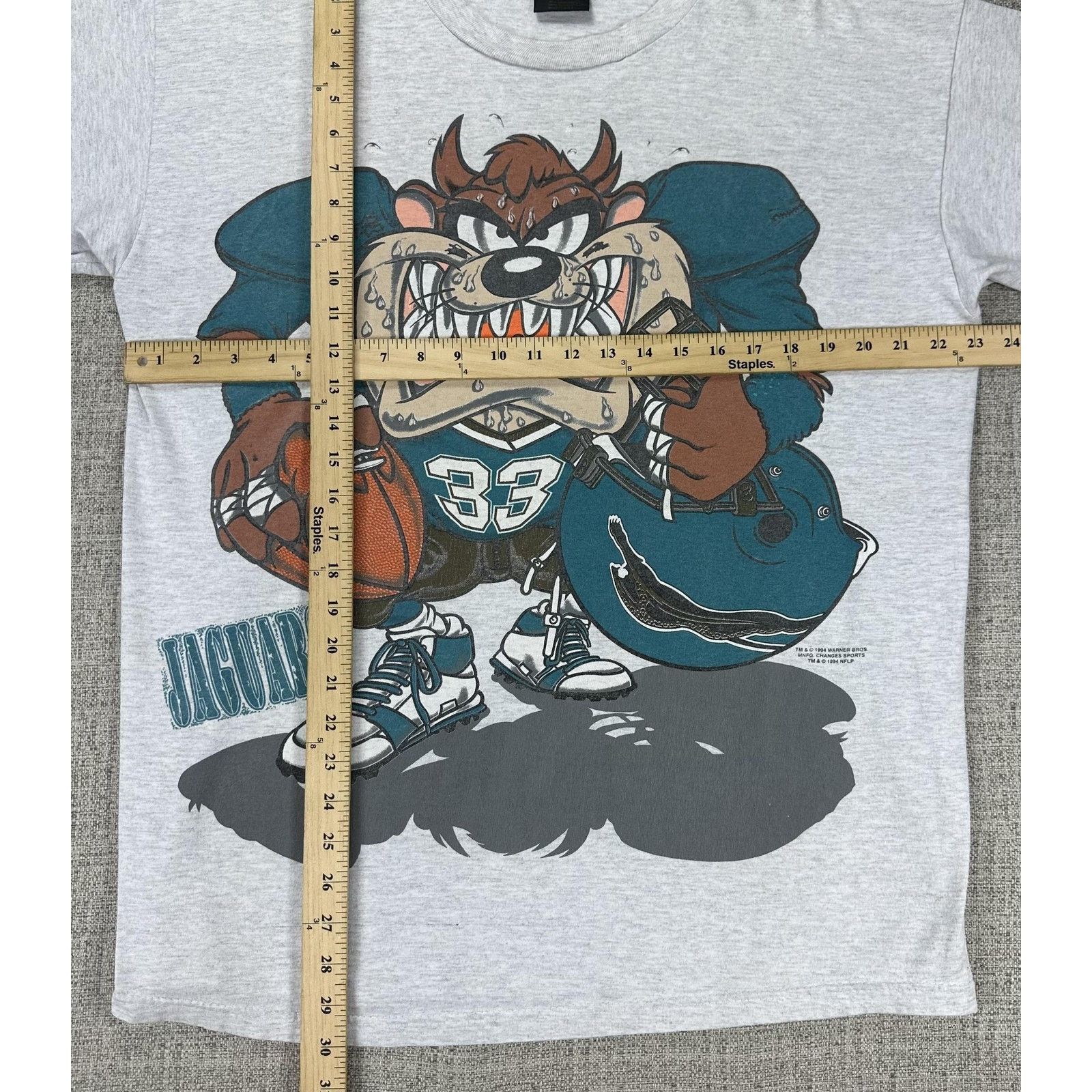 Changes Vintage Jacksonville Jaguars Shirt XL Football Taz Changes Size US XL / EU 56 / 4 - 3 Thumbnail