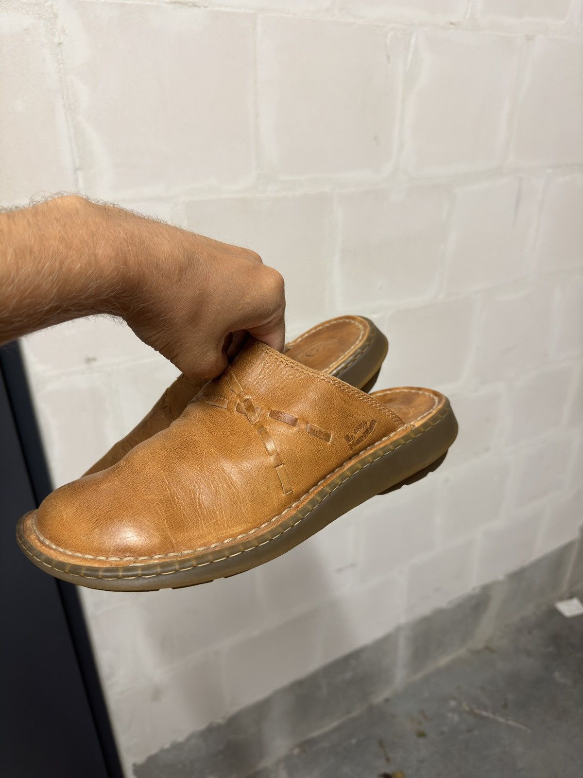 Dr. Martens Dr Martens Brown leather sandals slip on rare avant garde Size US 9 / EU 42 - 2 Thumbnail