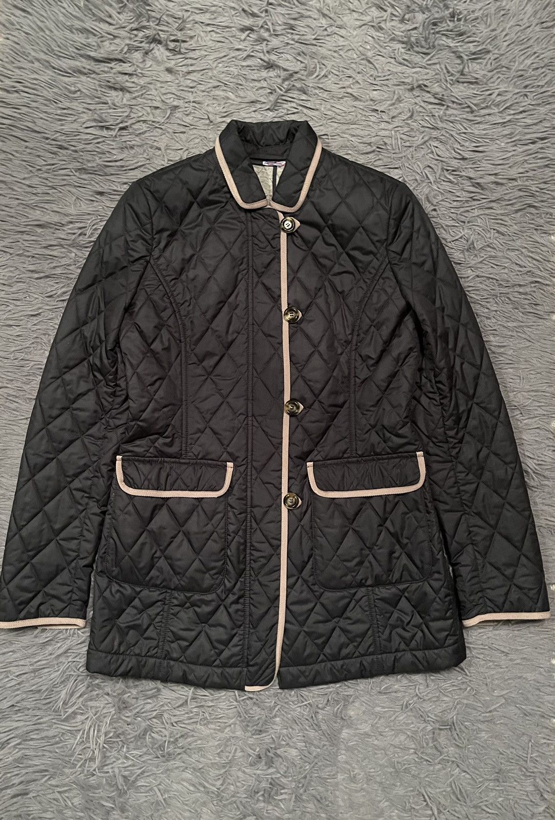 image of Designer Schneiders Salzburg Luxury Quilted Jacket in Navy, Women's (Size Medium)