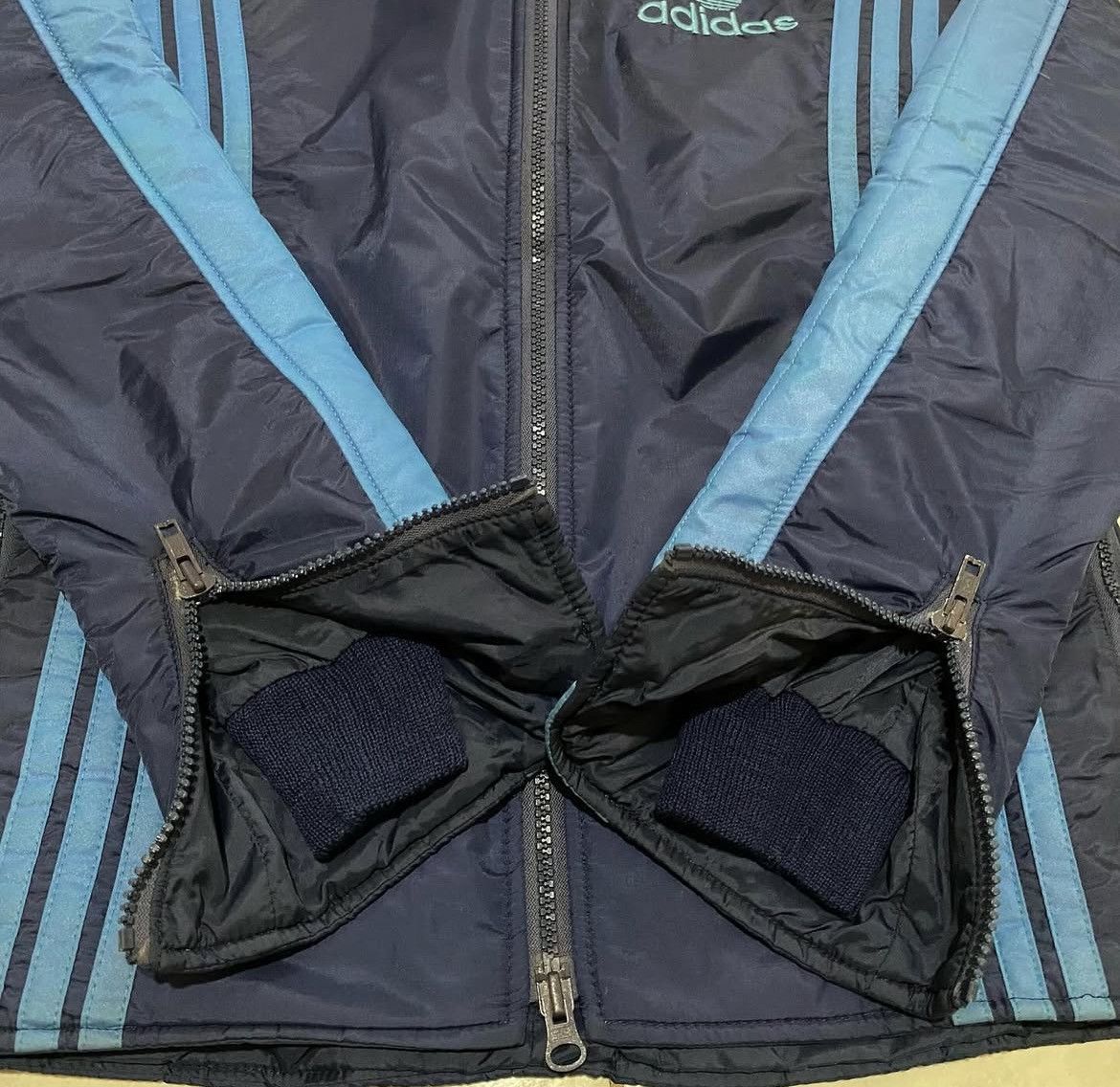 Adidas Vintage 90s Adidas Threefoil Logo Embroidery Jacket y2k Size US L / EU 52-54 / 3 - 3 Thumbnail
