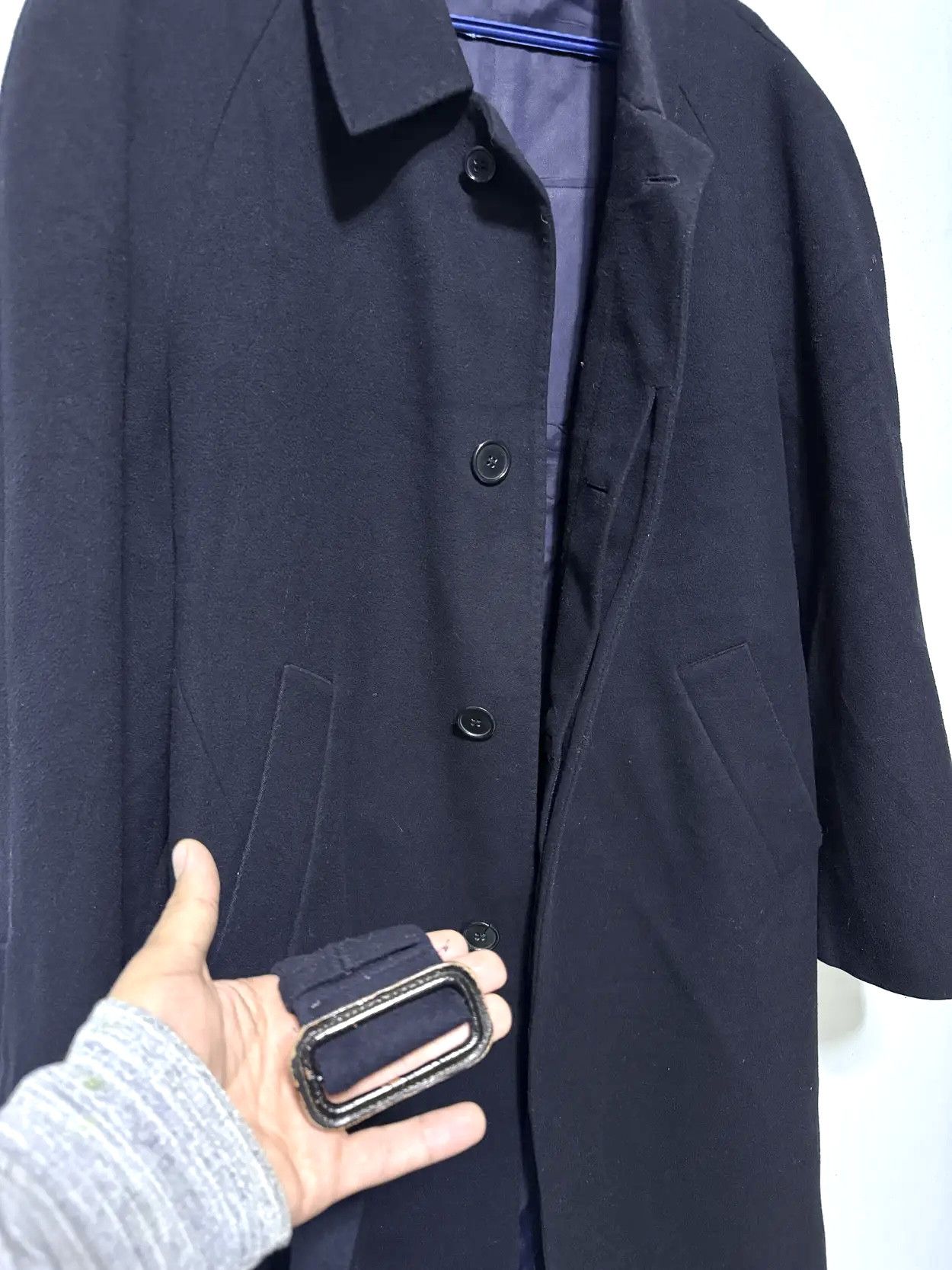 Yves Saint Laurent 🔥 Belted coat cashmere Yves saint Laurent size L 52it Size US L / EU 52-54 / 3 - 6 Thumbnail
