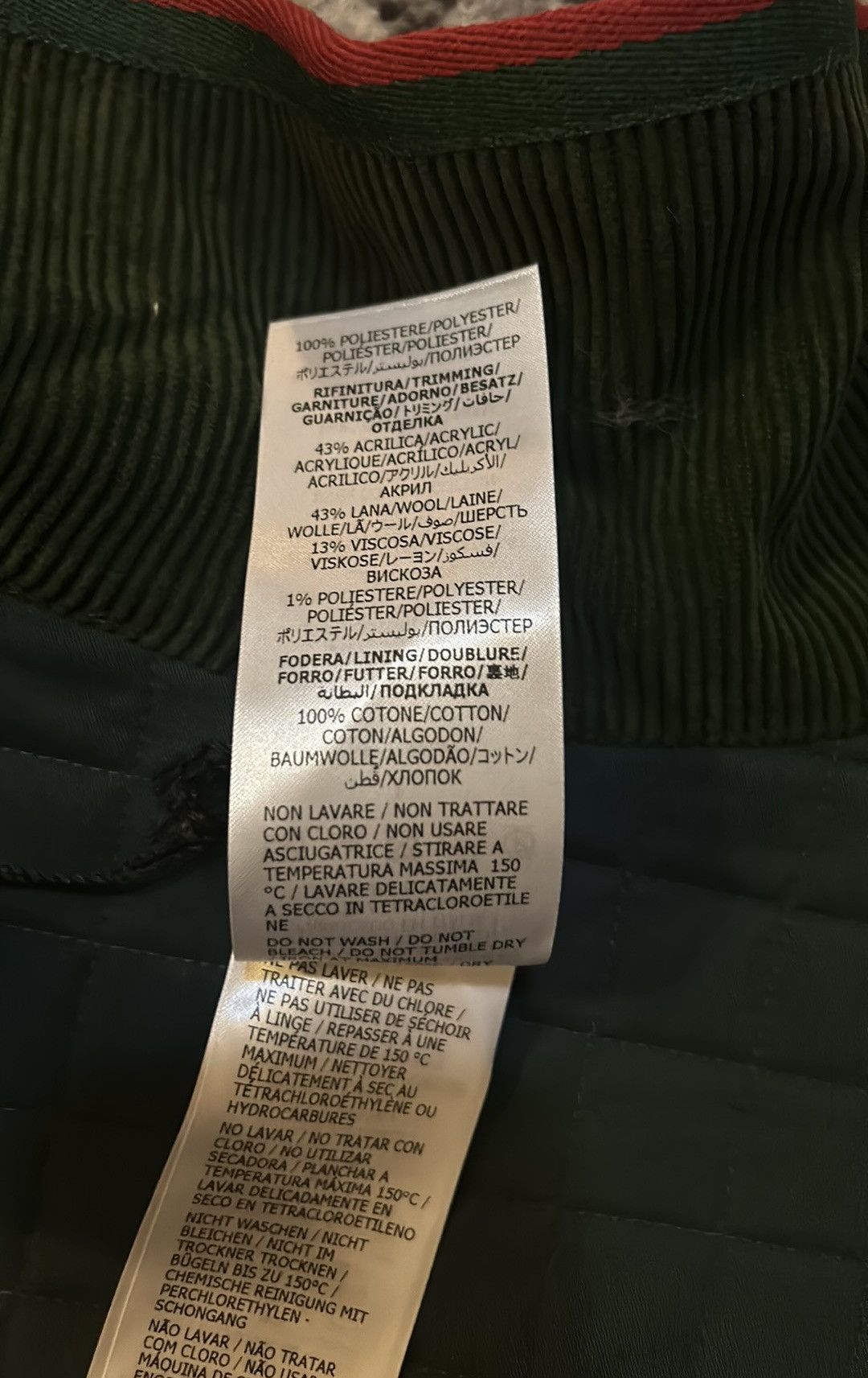 Gucci Gucci Pet Coat With Interlocking G In Red Size ONE SIZE - 4 Thumbnail