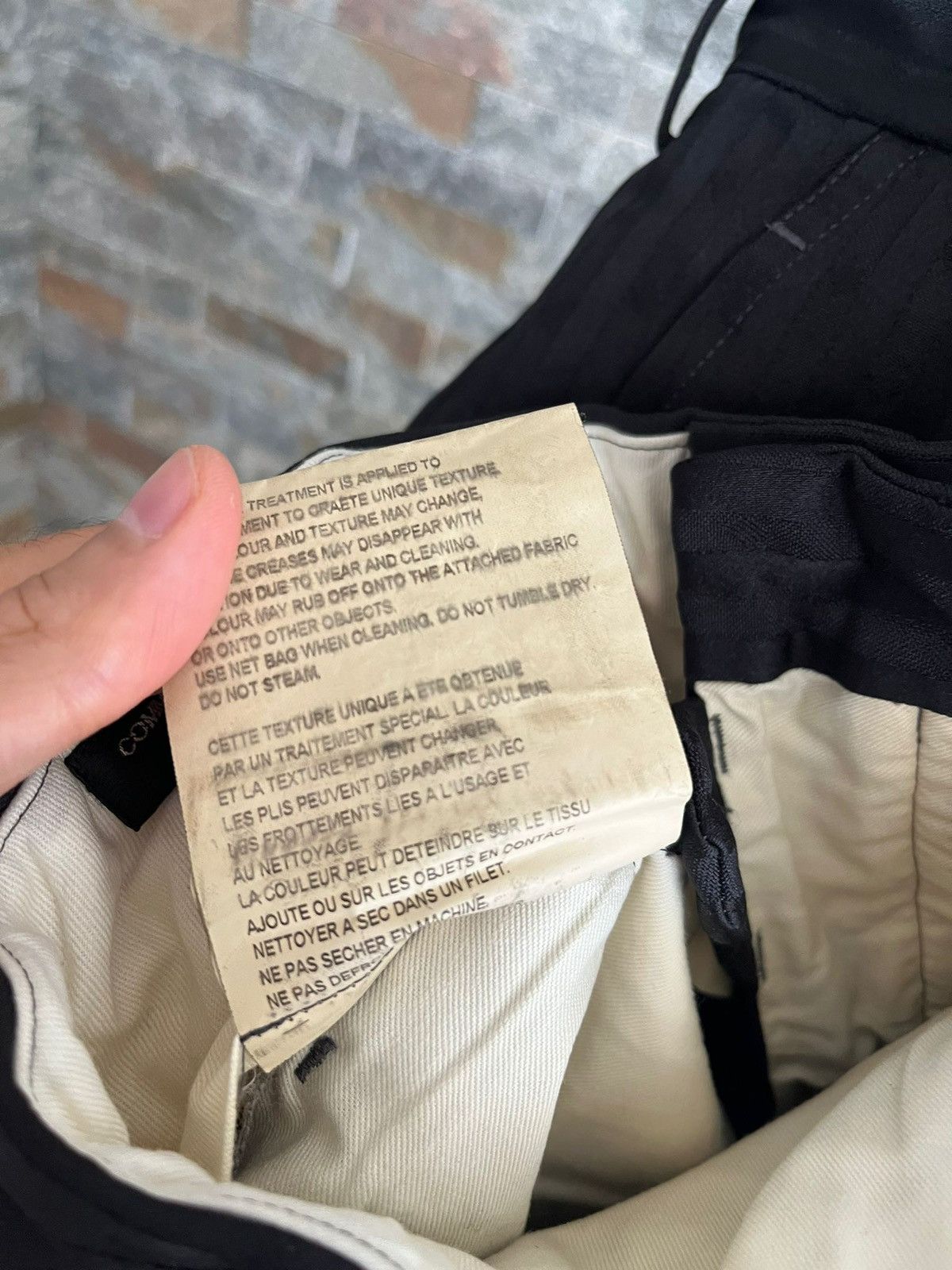 Comme des Garcons CDG Homme Plus Pants in Black Size US 32 / EU 48 - 23 Thumbnail