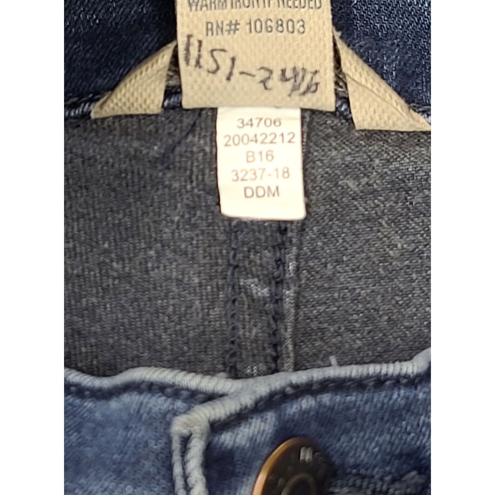 CO Duluth Daily Denim Jeans Womens 10x31 Blue Stretch Straight Leg 5-Pocket Regular Denim Work "Classic" Trouser Fit Size 32" / US 10 / IT 46 - 4 Thumbnail