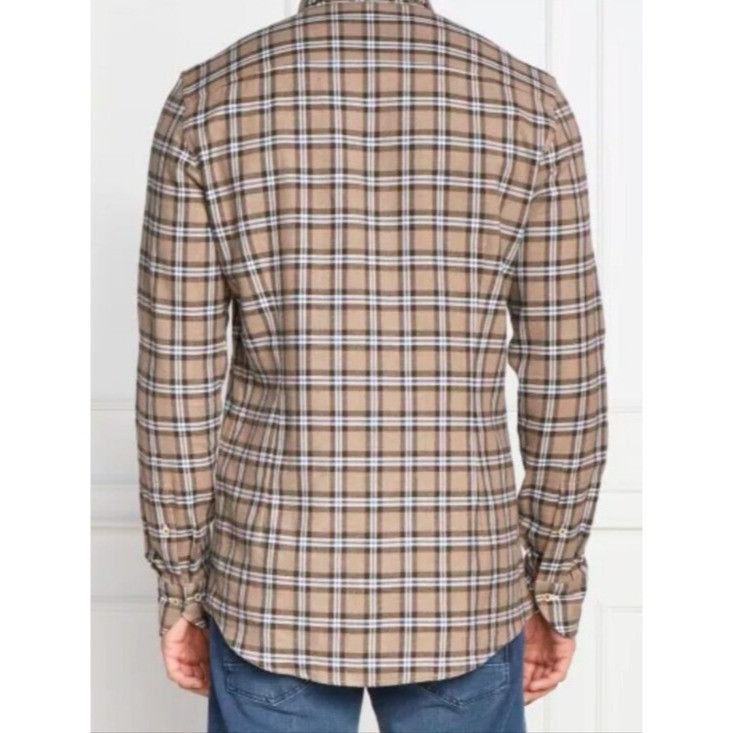 Strenstroms Stenstroms Brushed Cotton Button Down Flannel Plaid Shirt - Size US XL / EU 56 / 4 - 4 Thumbnail