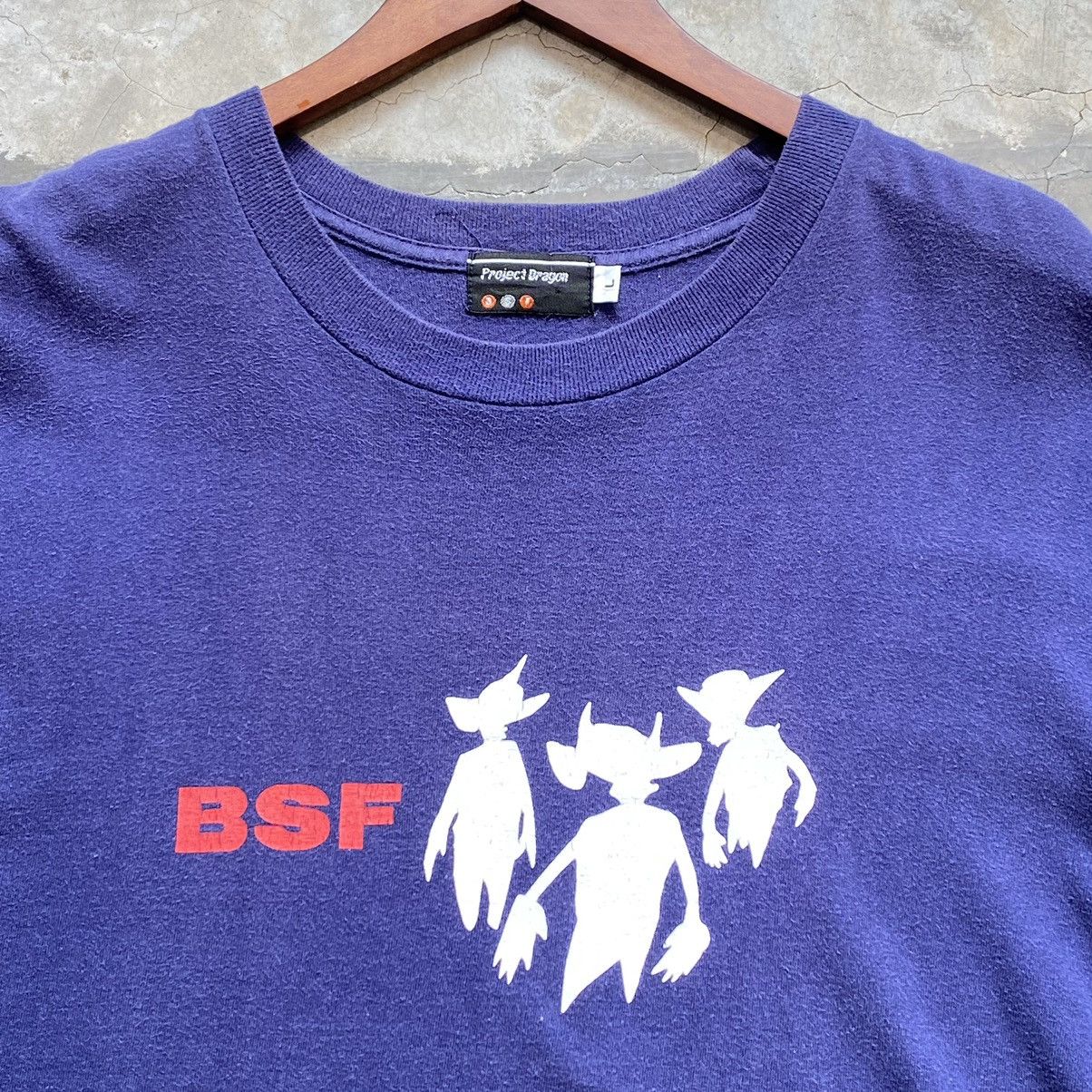 トップス BSF project dragon subware 90's BSF Project Dragon Design Tee “BLEU” “STASH” “FUTURA