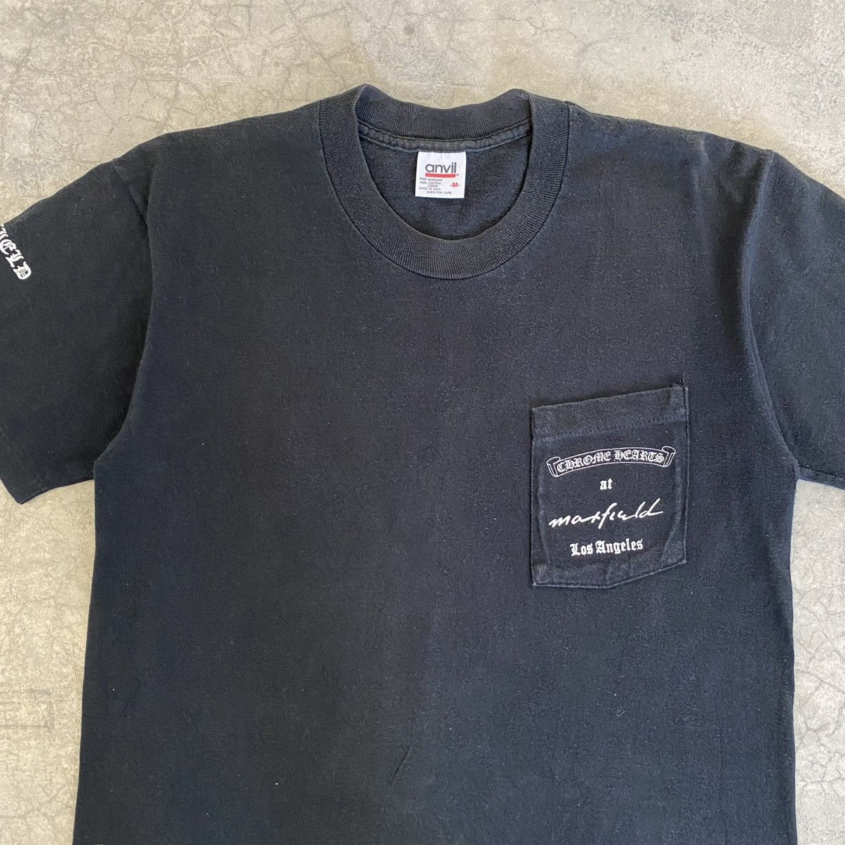 1990's Chrome Hearts at Maxfield LA Dagger Single Stitch Tee