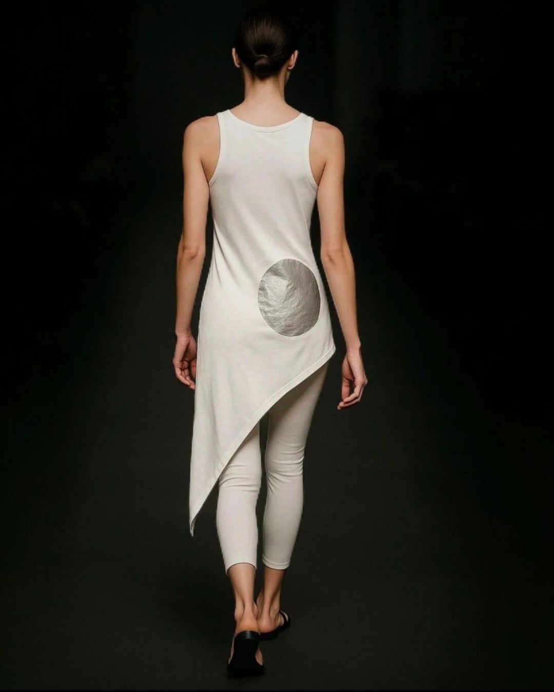 Yohji Yamamoto Yohji Yamamoto “Silver Thought” Tank Top. Coming Soon Line. Size S / US 4 / IT 40 - 2 Thumbnail
