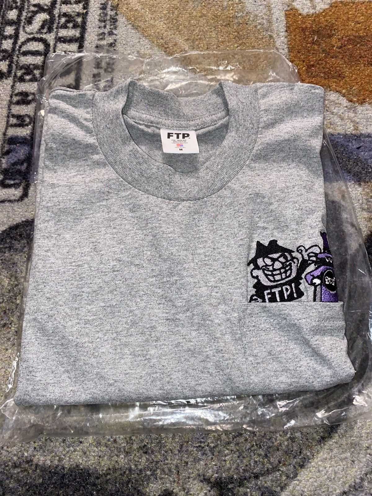 Fuck The Population FTP BORIS & SPOOK POCKET TEE | Grailed