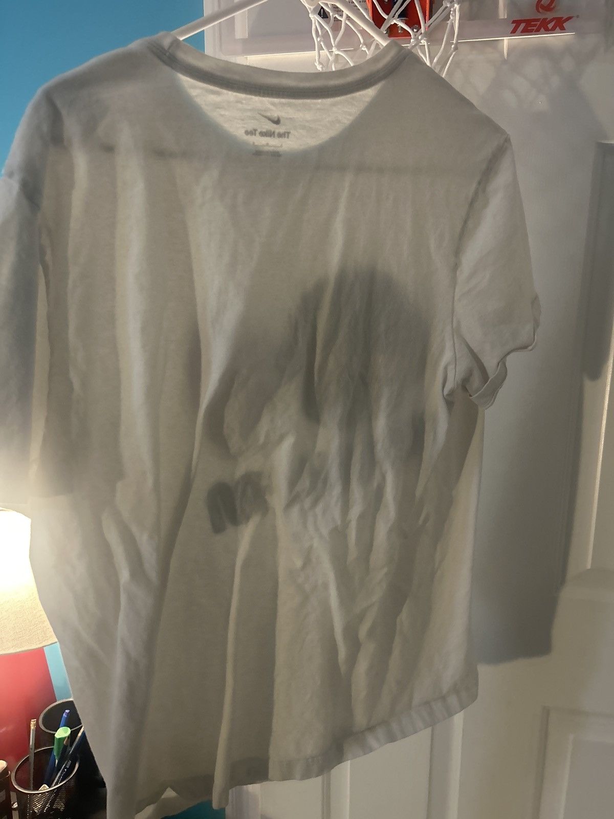 Nike White Nike tee Size US L / EU 52-54 / 3 - 3 Thumbnail