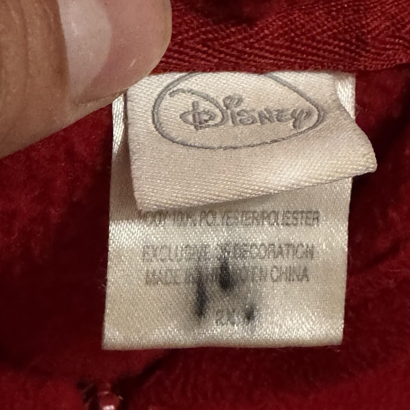 Disney Vintage Y2k Disney Mickey Mouse Fleece Red Hoodie Size XXL / US 16-18 / IT 52-54 - 3 Thumbnail