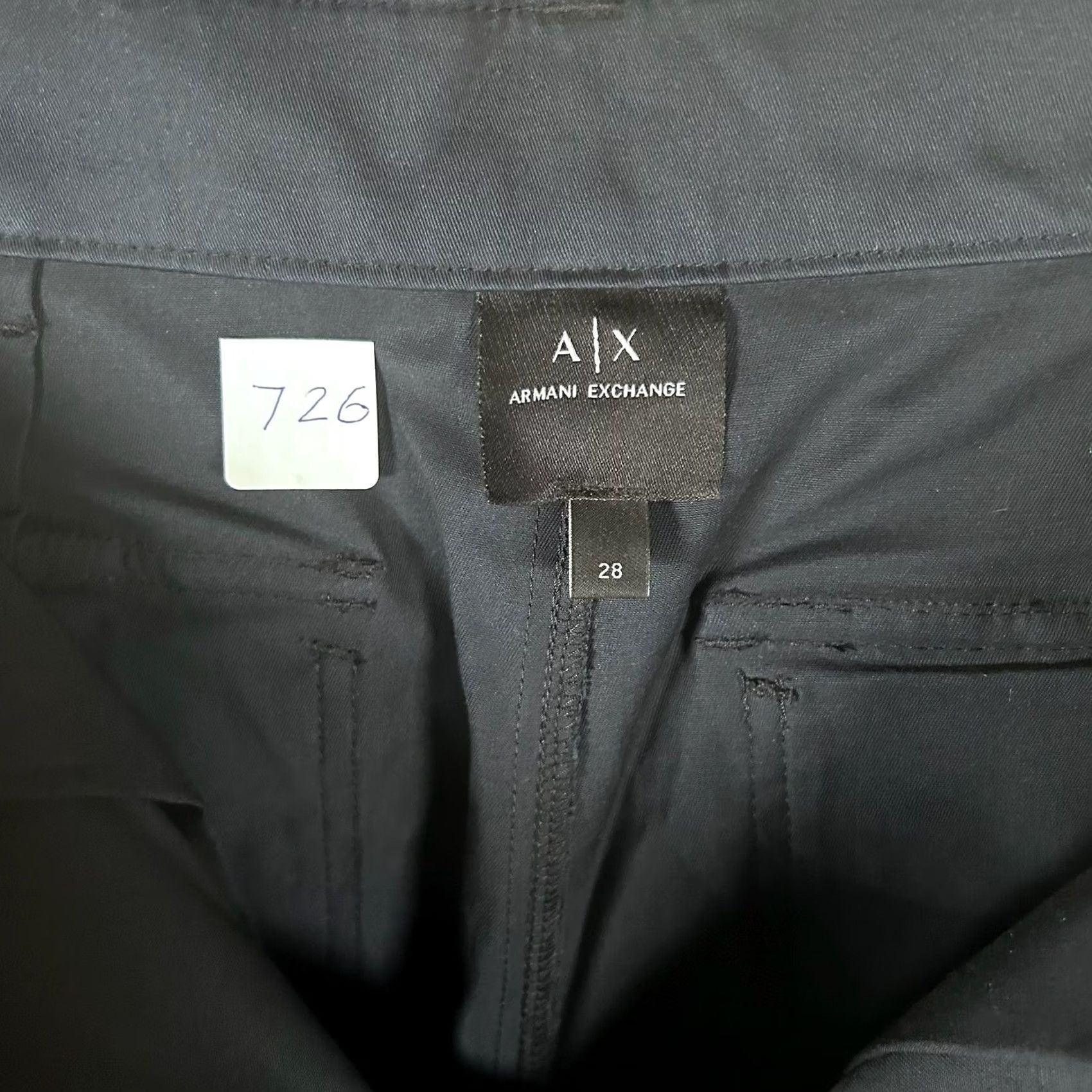 Armani Exchange Armani Exchange Mens Navy Blue Utility Cargo Pants Tapered Size 28 Zip Fly Size US 29 - 6 Thumbnail