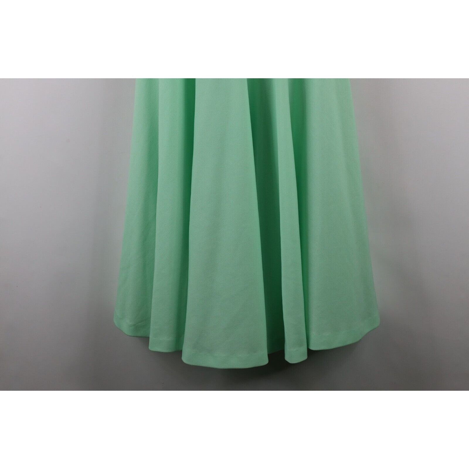 Vintage Vintage 70s Sleeveless Flower Lace Knit Dress Size XL / US 12-14 / IT 48-50 - 4 Thumbnail