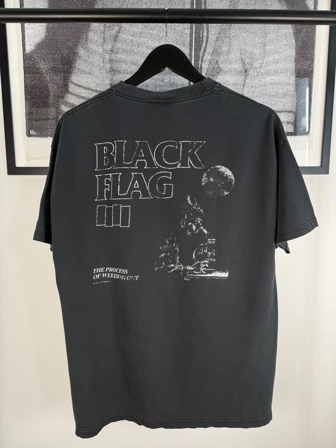 Vintage 🚭ICONIC VINTAGE🚭 90's BLACK FLAG FADED SHIRT Size US L / EU 52-54 / 3 - 9 Thumbnail