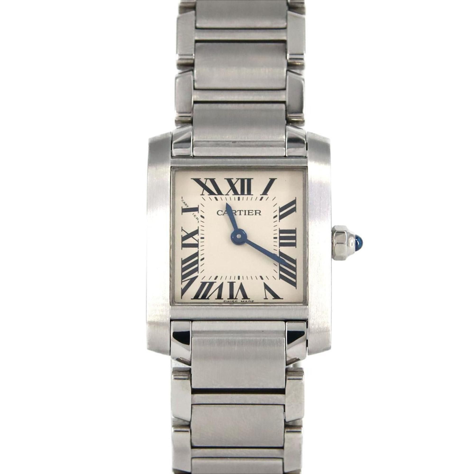 Cartier Cartier Tank Francaise SM W51008Q3 SS Wristwatch Quartz Size ONE SIZE - 1 Thumbnail