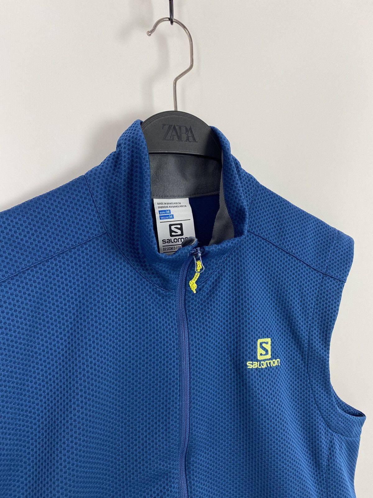 Salomon 2014 Salomon Navy Blue Motomesh Zip Up Vest Size US M / EU 48-50 / 2 - 2 Thumbnail