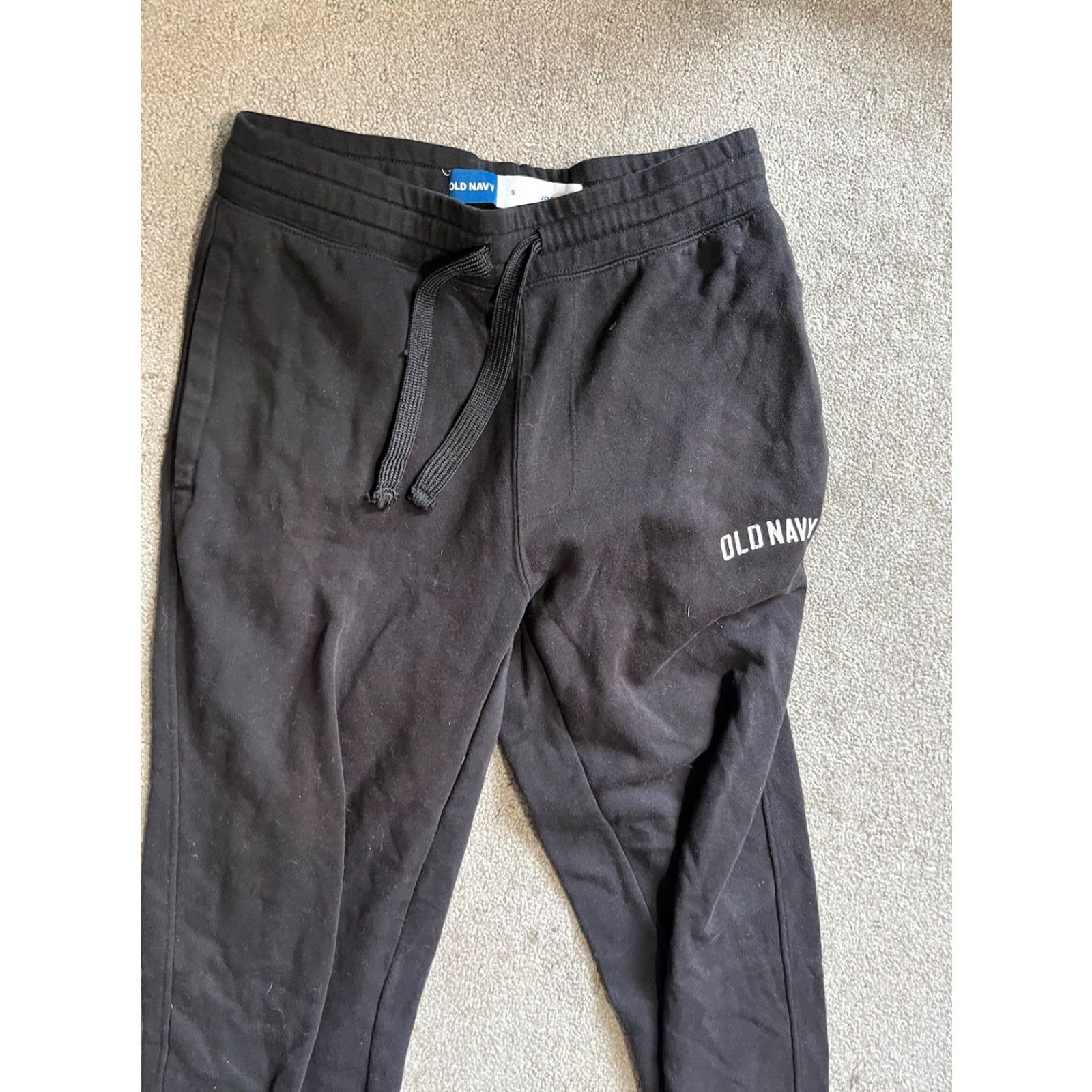 Old Navy Old Navy Mens Joggers Size Small Black Drawstring Sweatpants Casual Athleisure Size US 29 - 2 Thumbnail